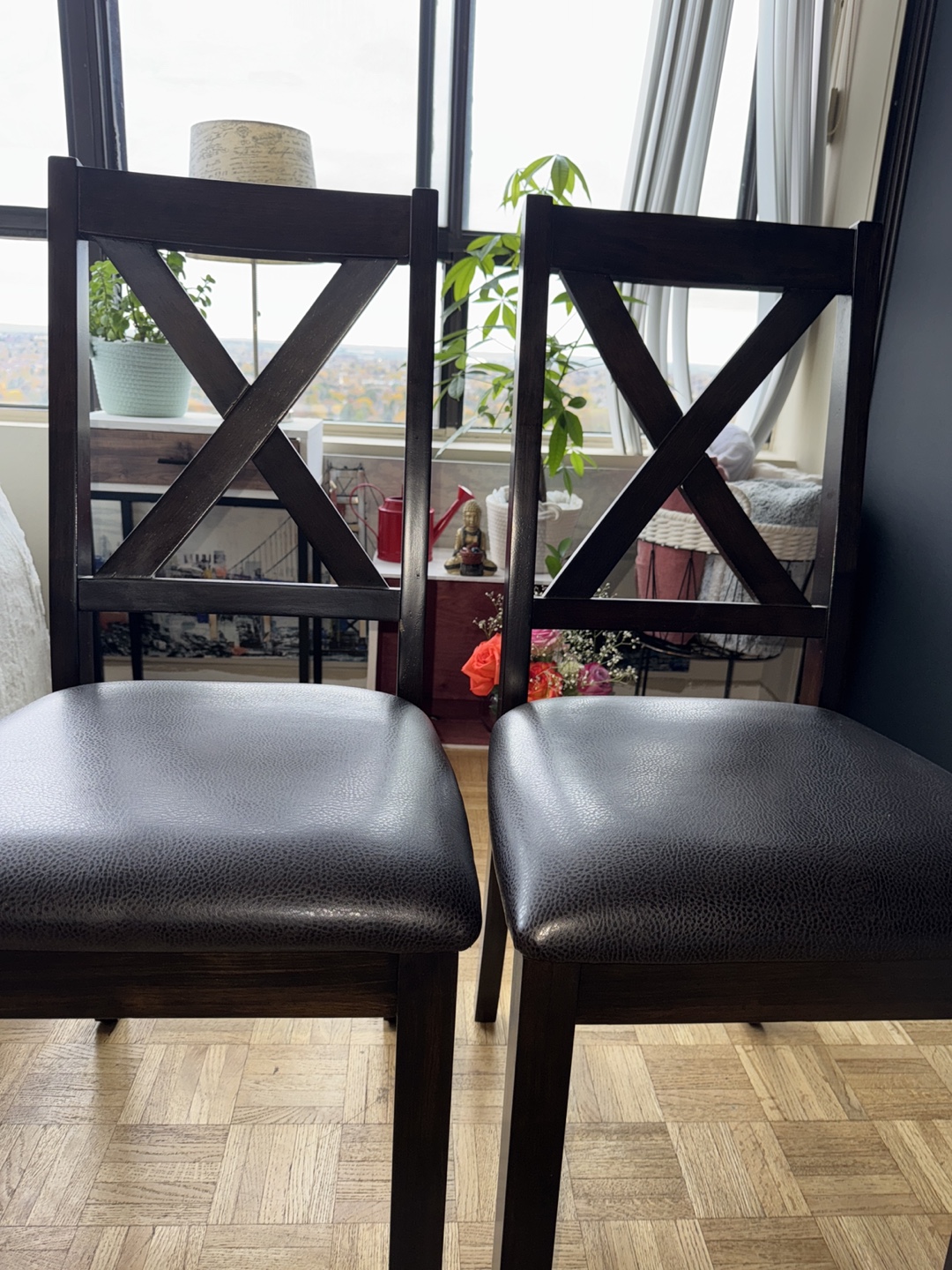 Set of 2 Dining Chairs - photo 2