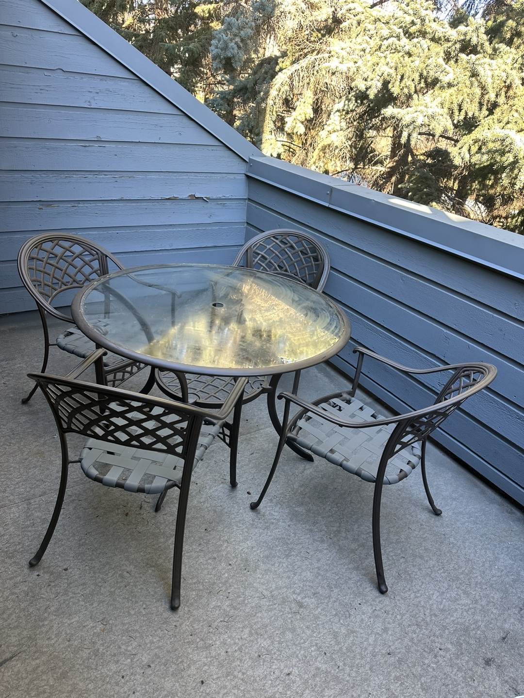 Patio Table and Chairs Set