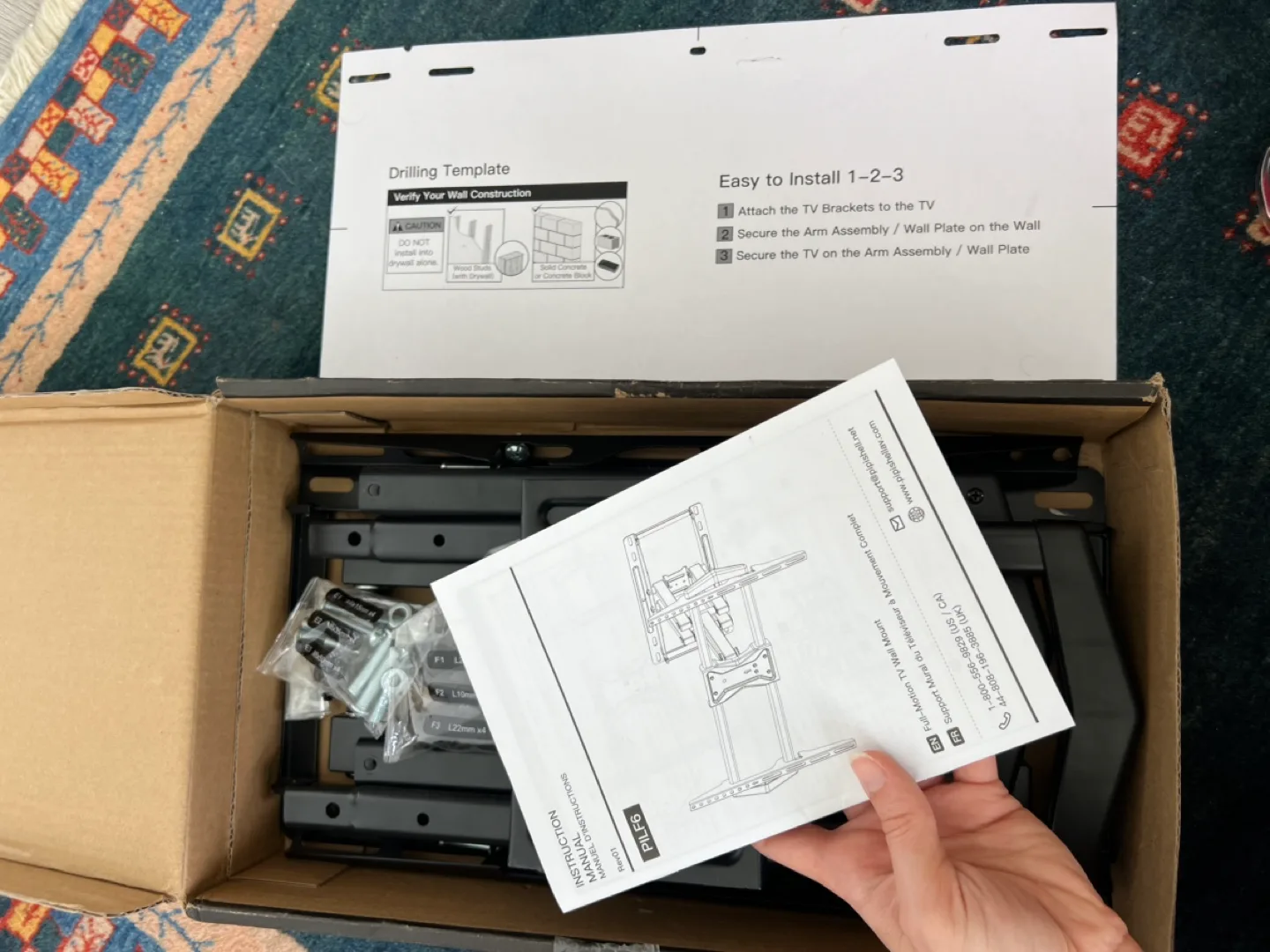 TV Wall Mount Full Motion image indicator(6)