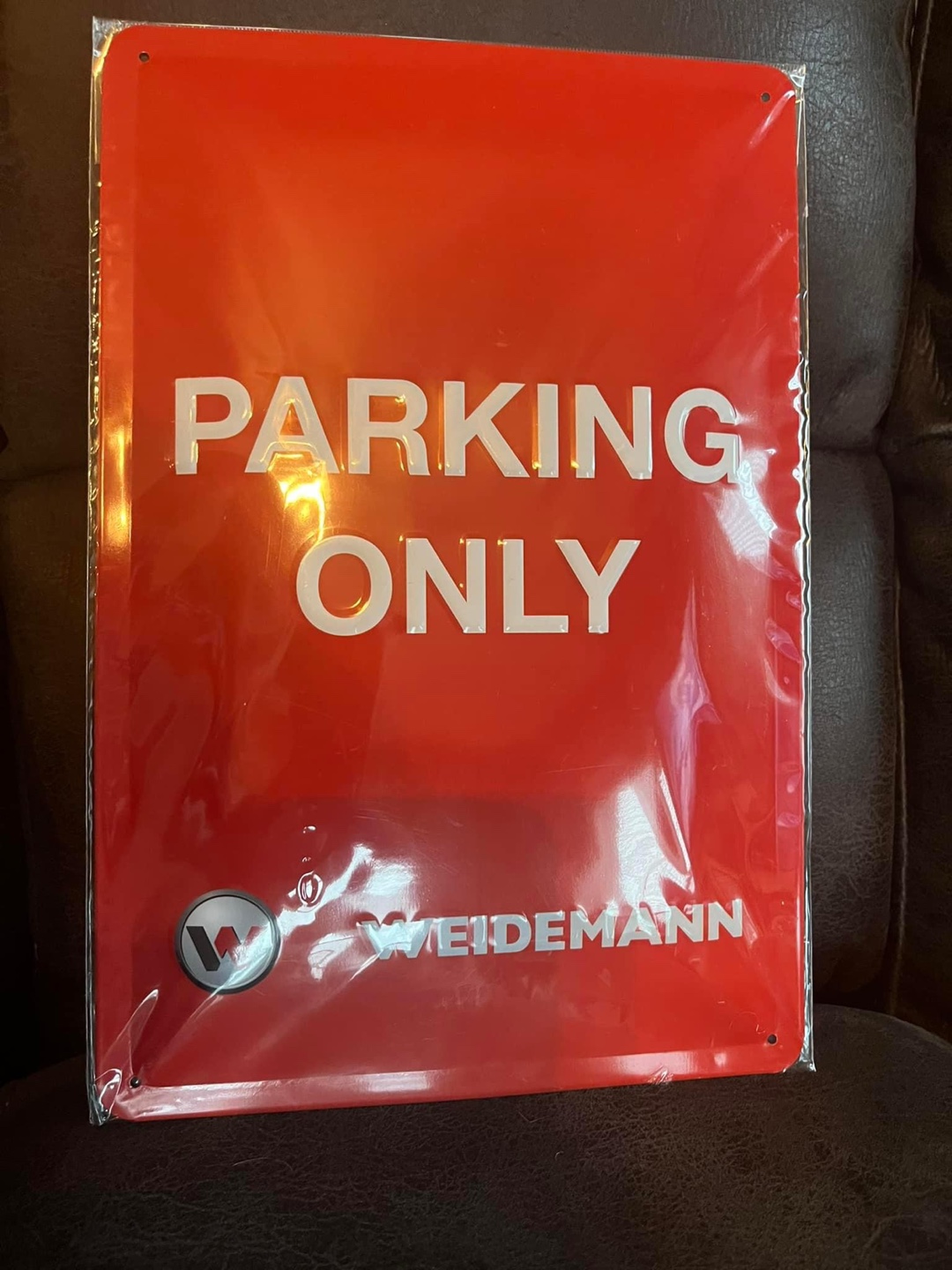 Weidemann Parking Only Sign