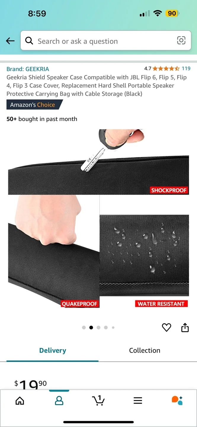 JBL Flip 4 Portable Waterproof Wireless Bluetooth Speaker image indicator(4)