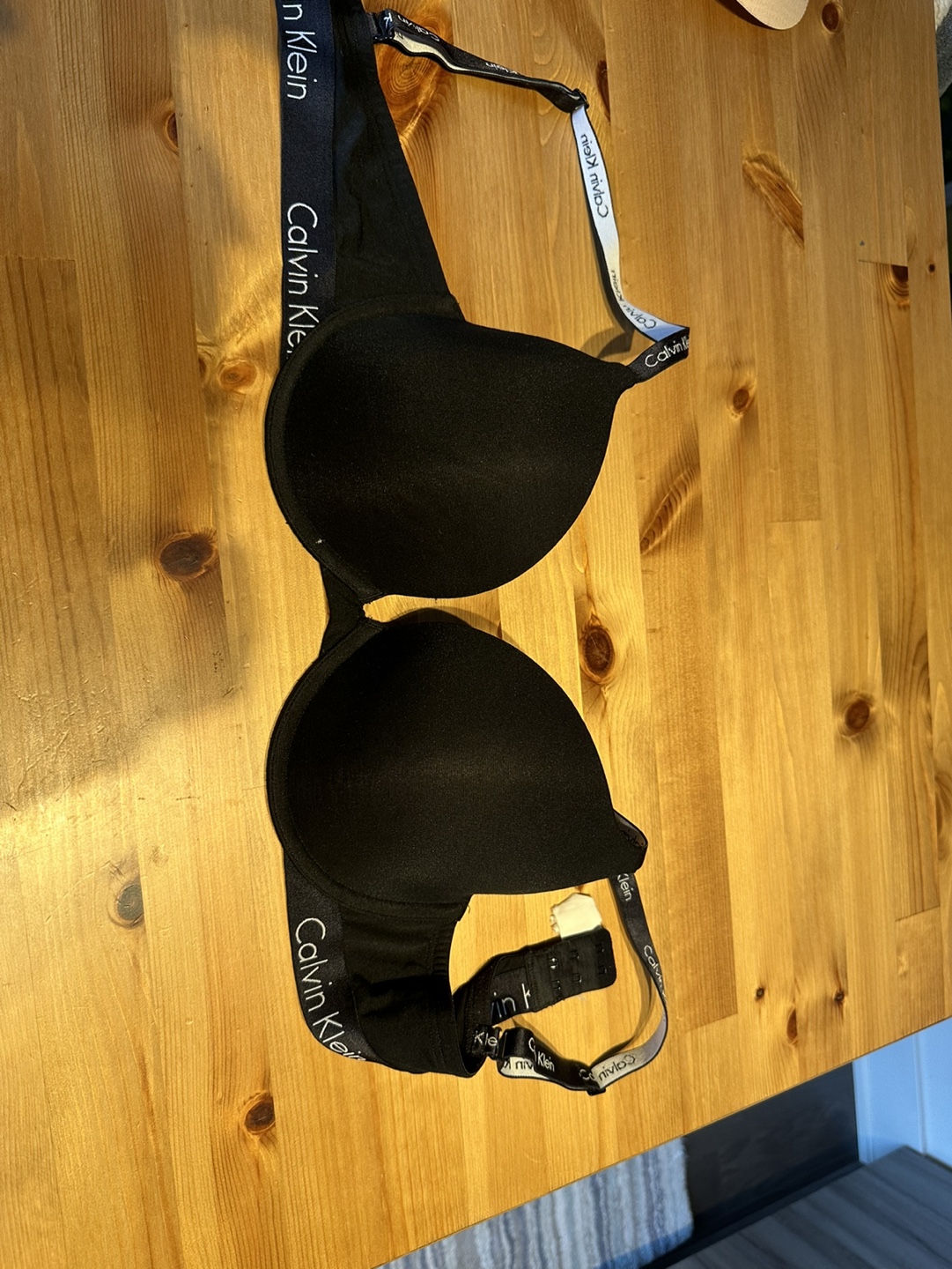 Calvin Klein Black T-Shirt Bra