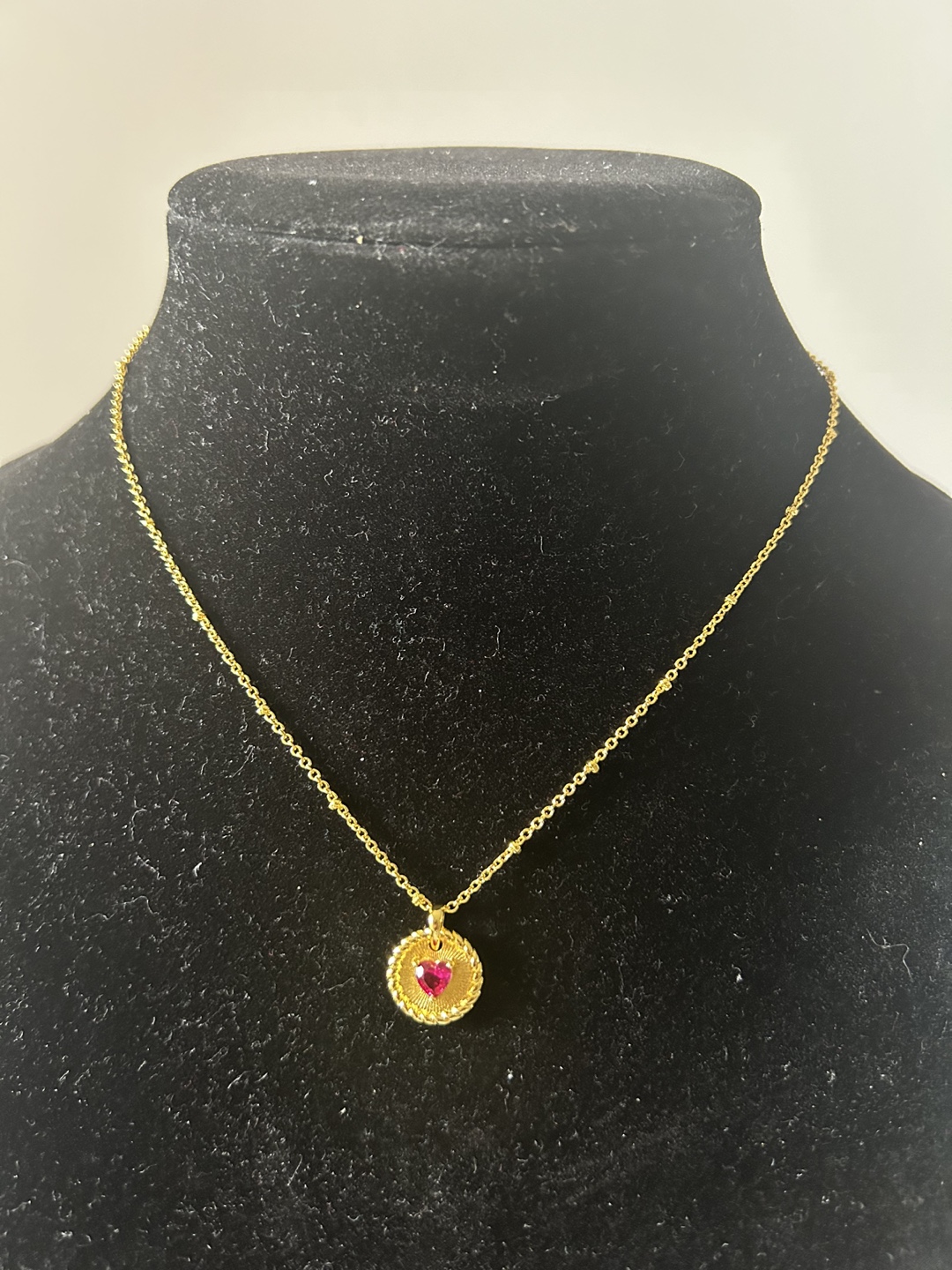 Gold Plated Heart Necklace