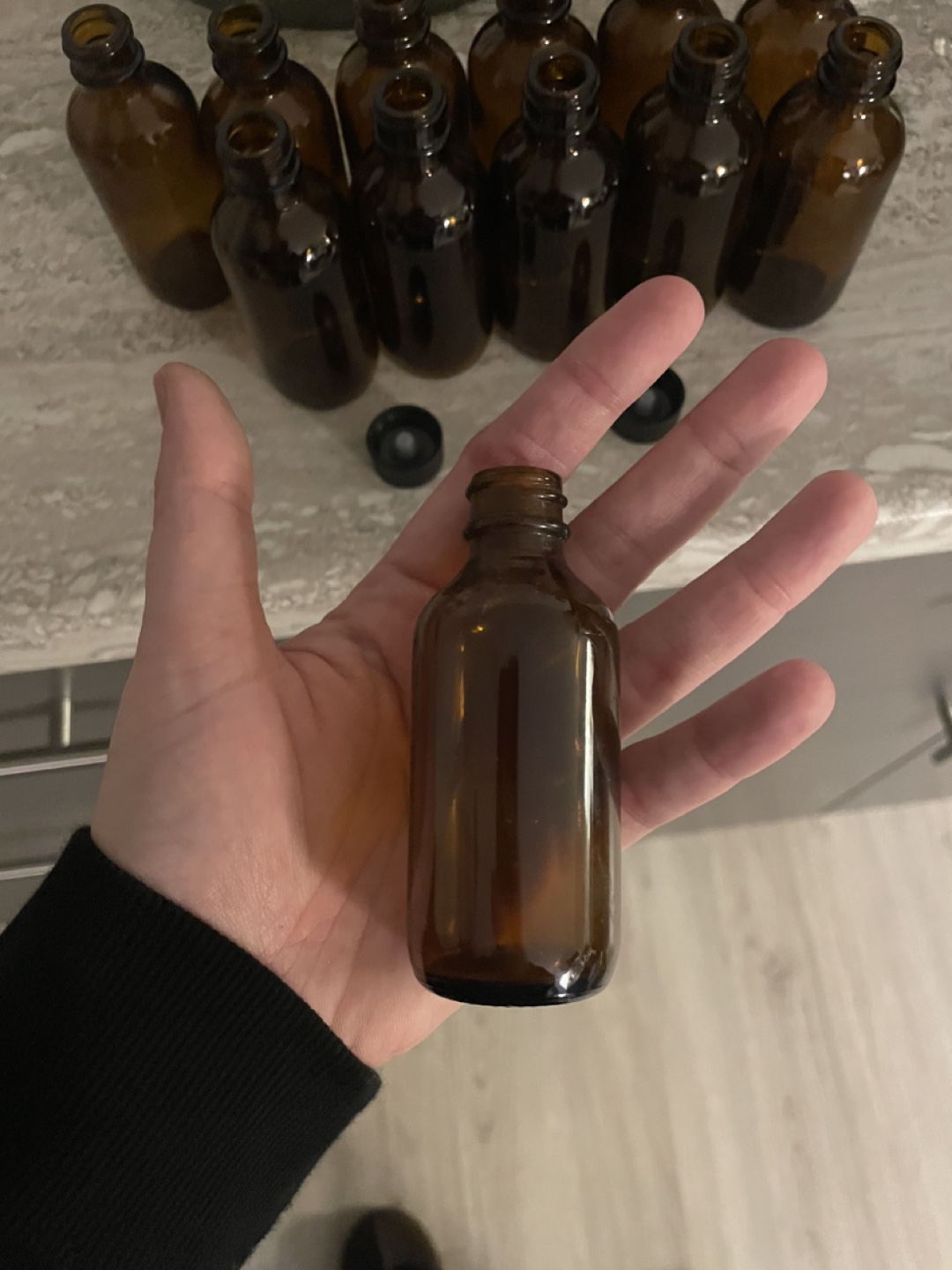 2pz/60ml 12-pack of Glass Amber Bottles - photo 3
