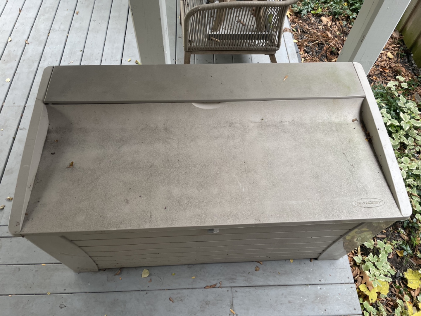 MOVING SALE: 127GAL Extra Large Deck Box With Seat - photo 3