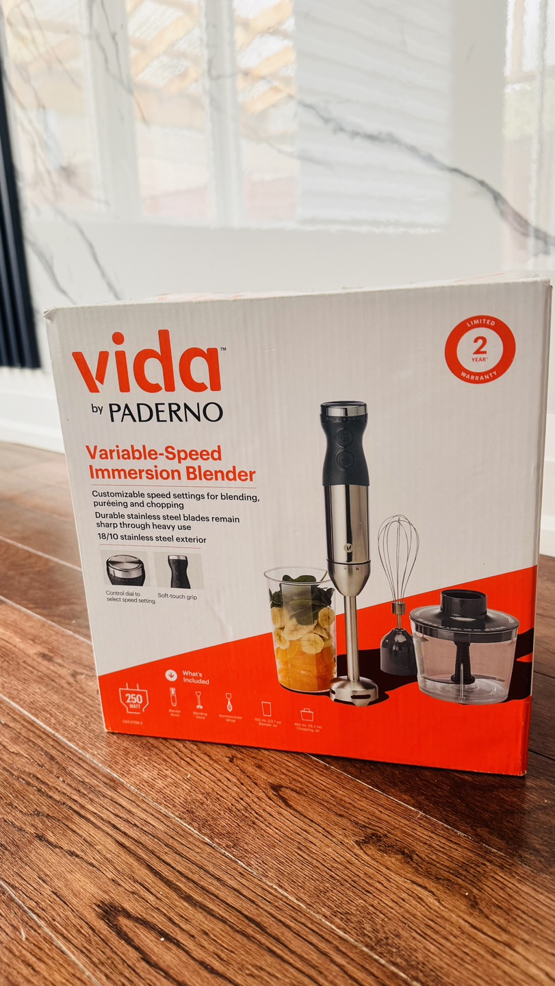 New Vida by Paderno Variable Speed Immersion Blender