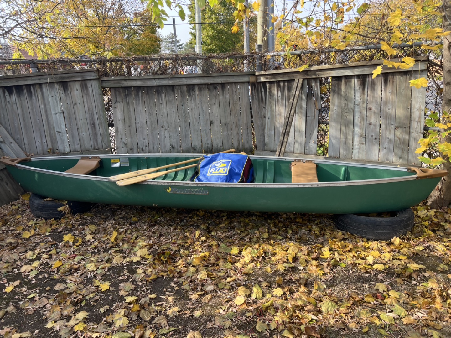 15.5 FT Canoe with Paddles