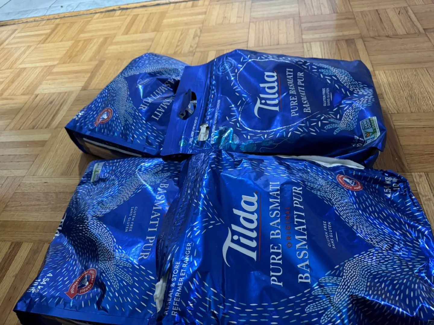 4 Bags of Tilda Pure Basmati Rice thumbnail