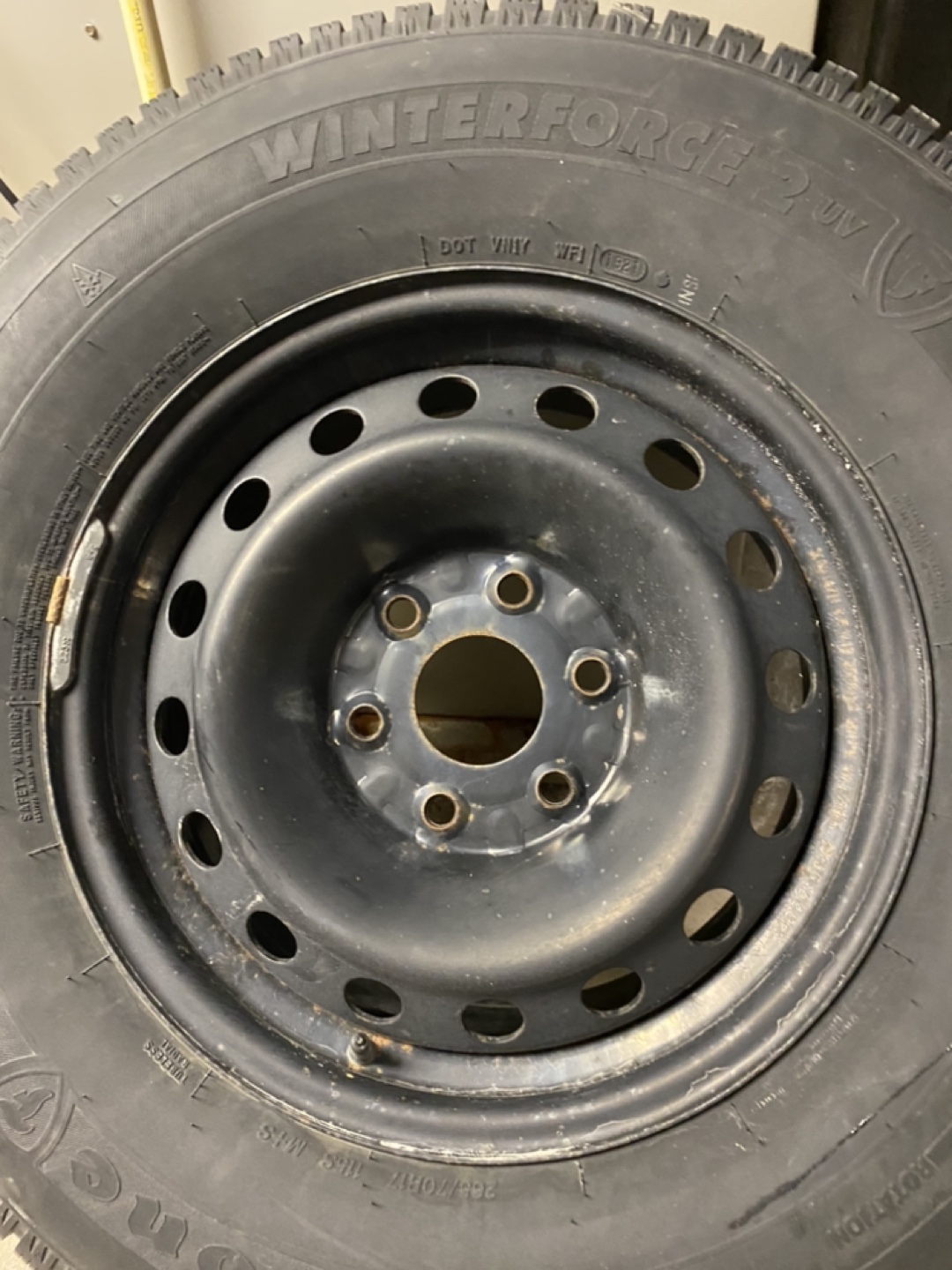 Set of 4 Winterforce Tires