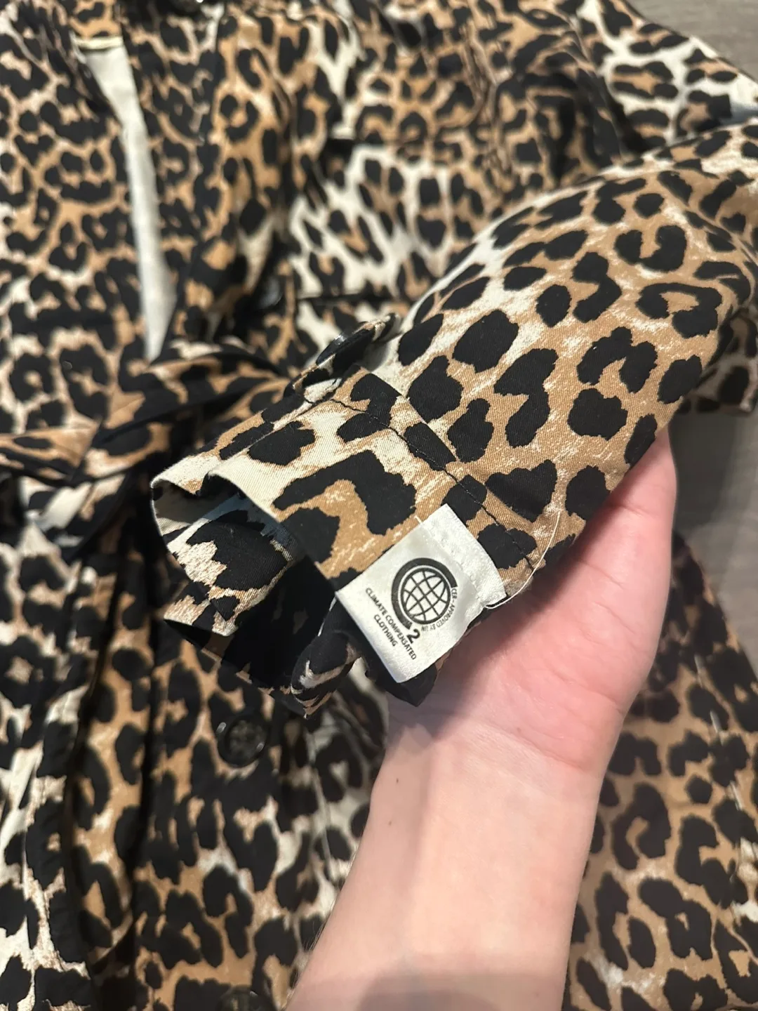 Ganni Leopard Print Jacket image indicator(3)