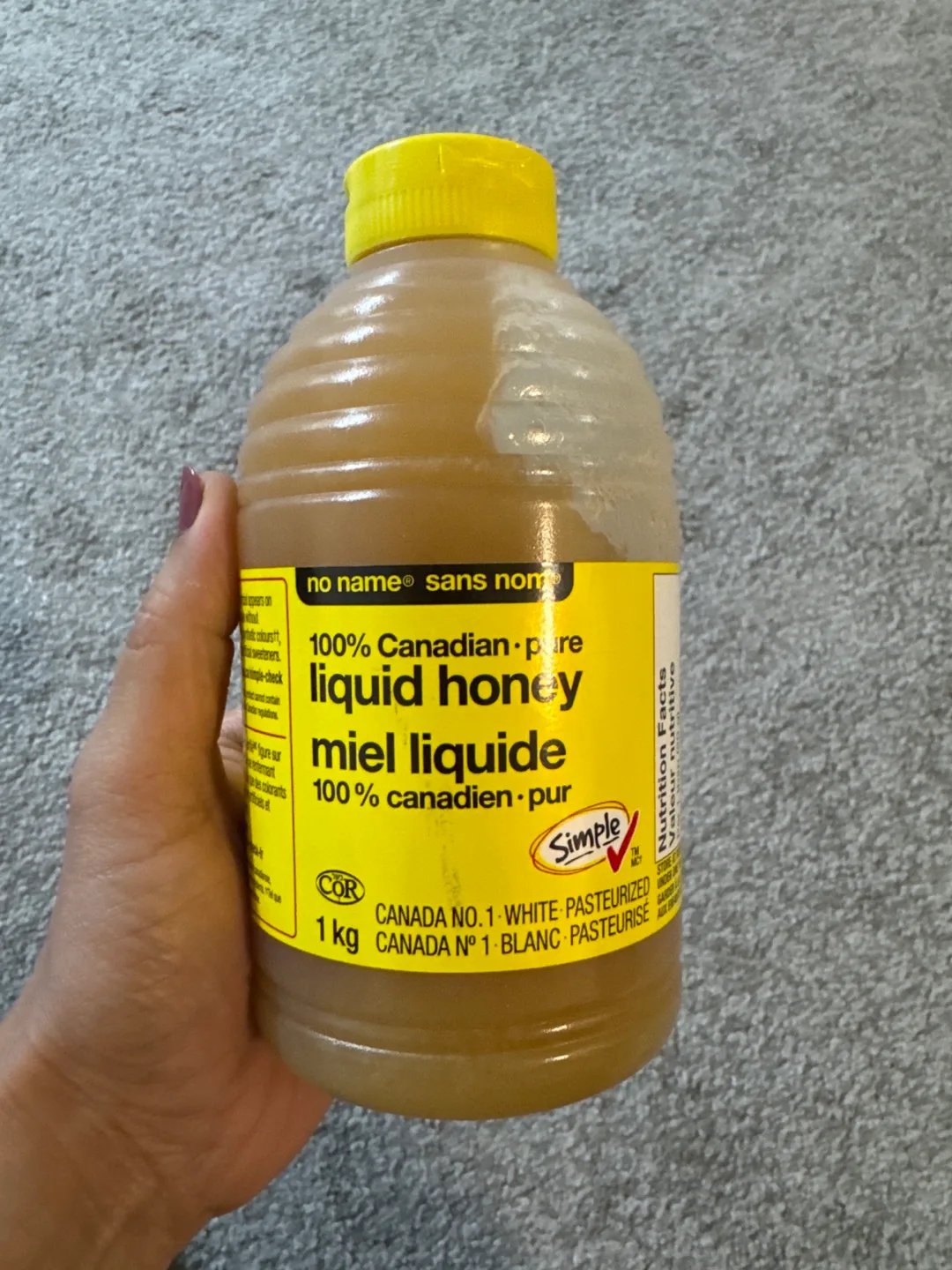 1 kg No Name 100% Canadian Pure Liquid Honey thumbnail