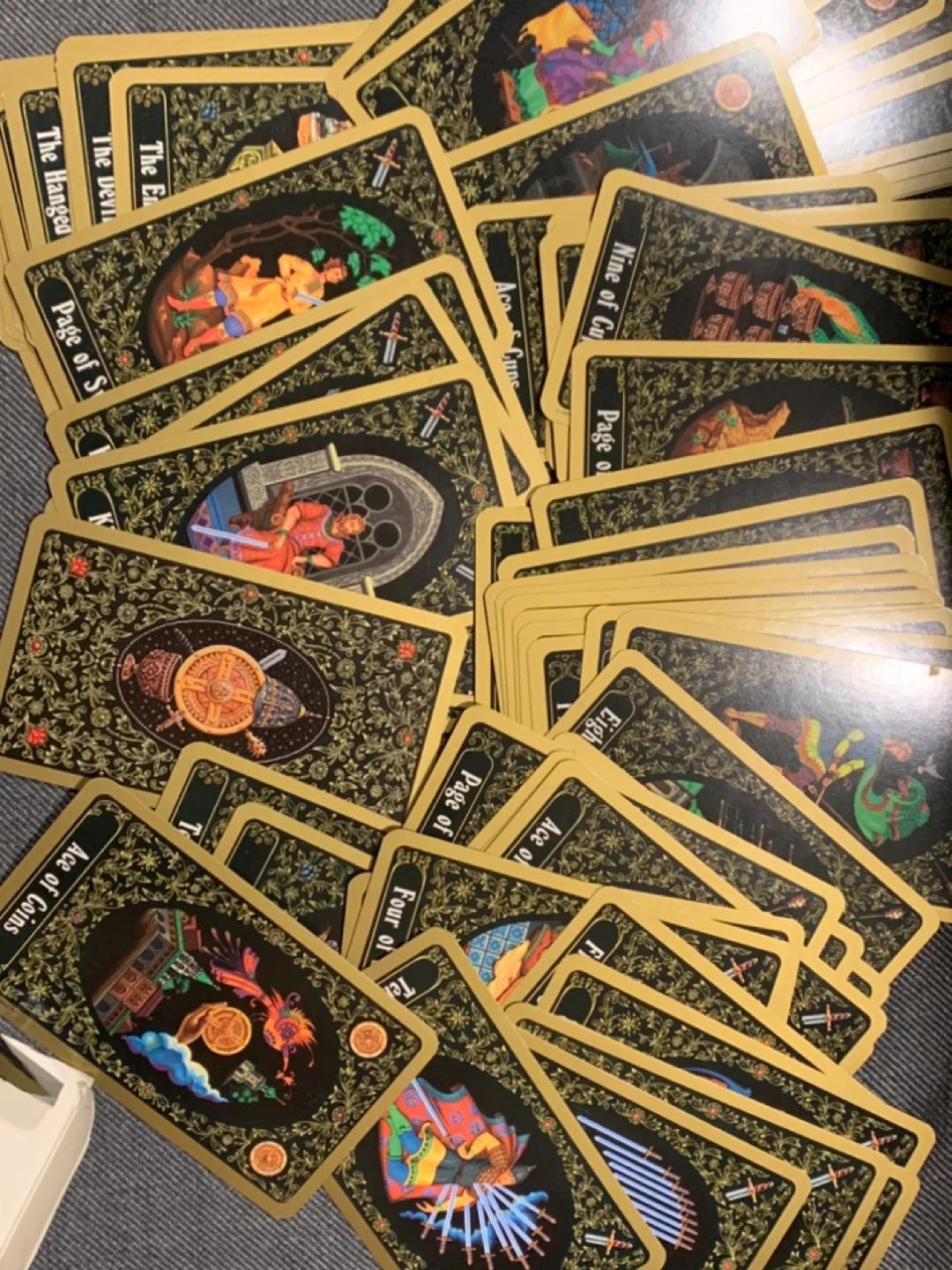 VINTAGE 1992 Russian Tarot of St. Petersburg by Yury Shakov image indicator(3)