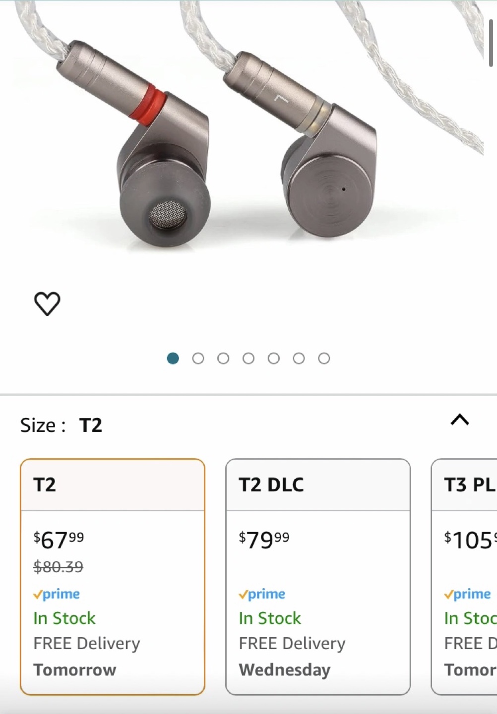 Tin T2 IEMs (FREE NEW DUNU S&S Large Eartips) - photo 2