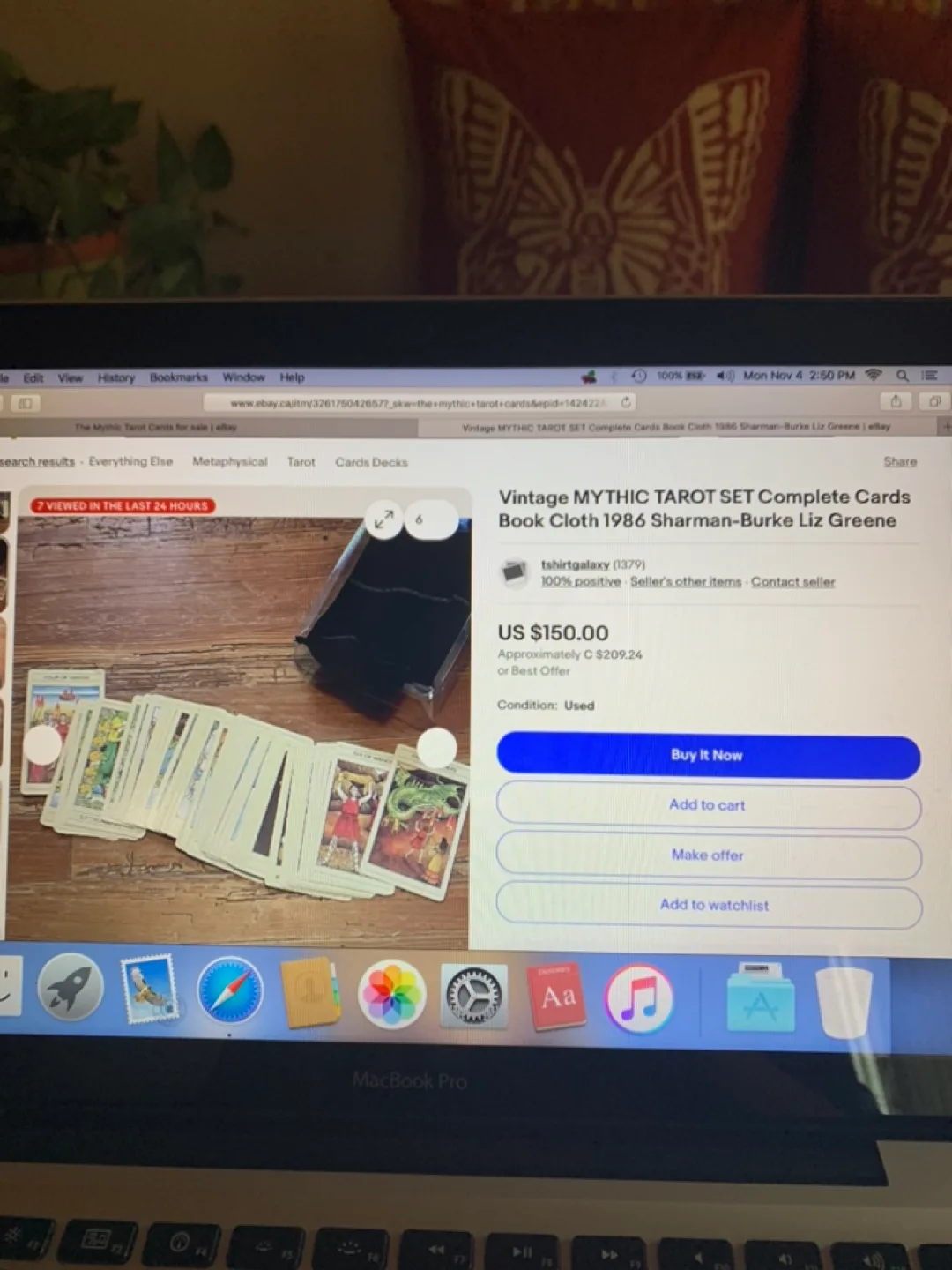 Vintage Mythic Tarot 1986 Complete Book & Cards image indicator(4)