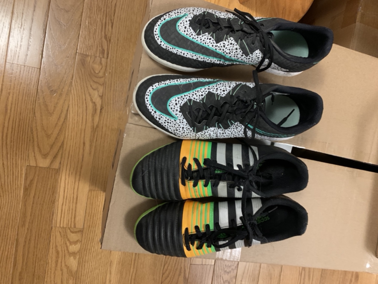 Adidas Soccer Indoor shoes - size 10, size 11.5