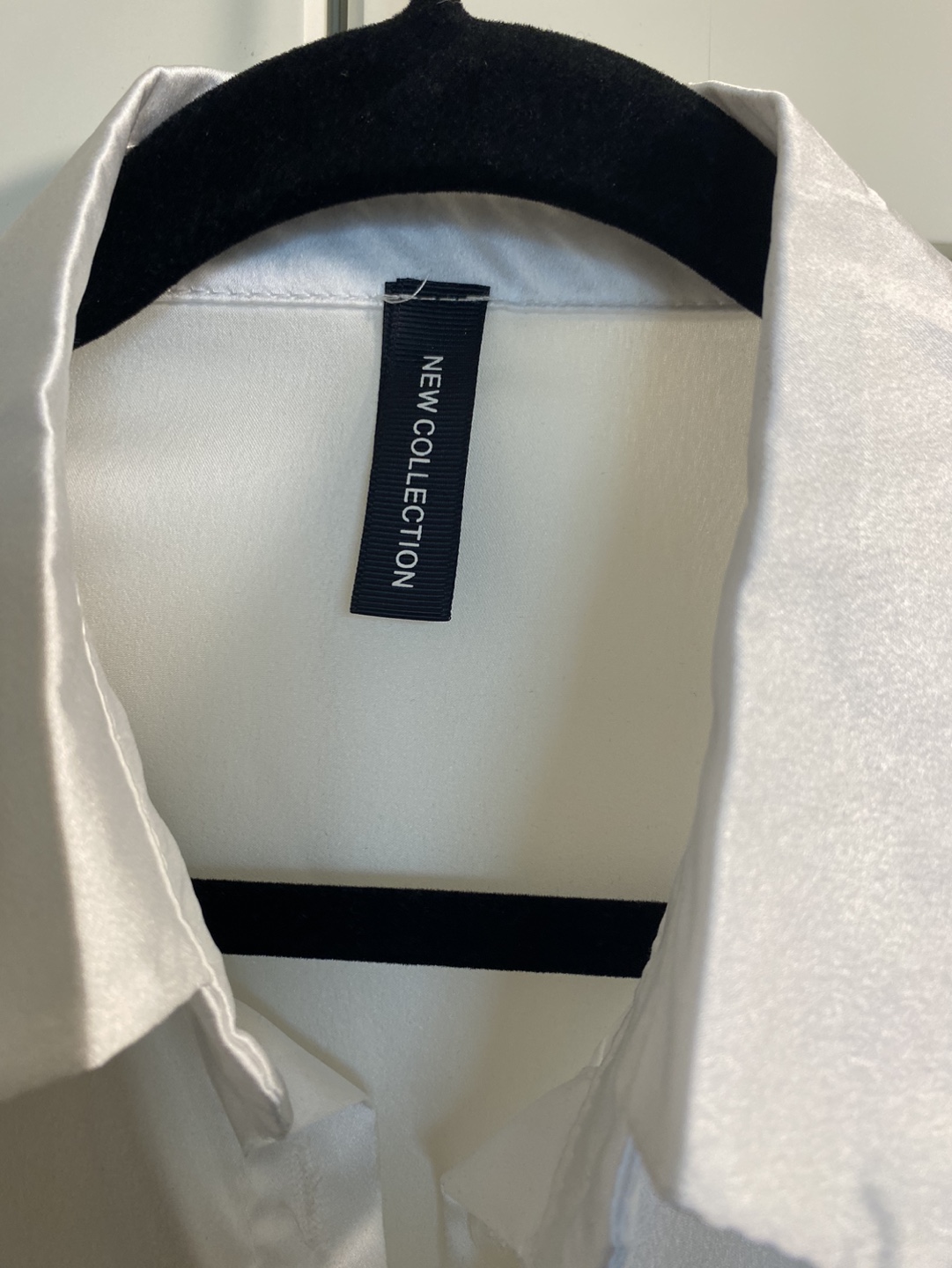 White Satin Blouse - photo 3