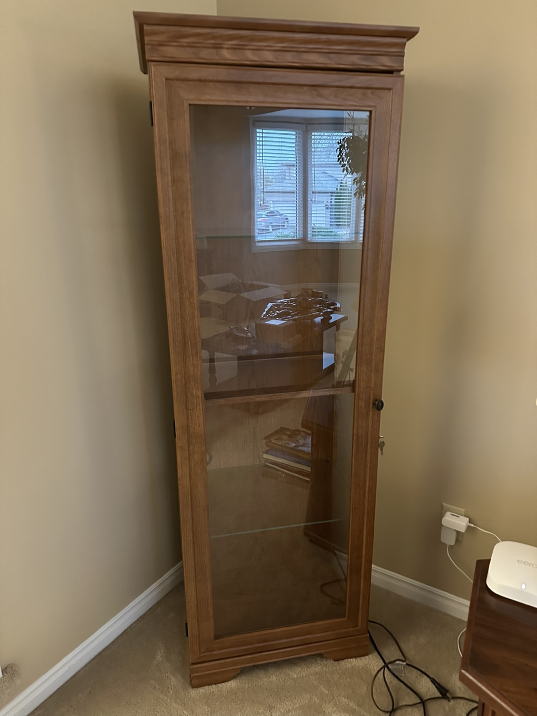 Glass door cabinet