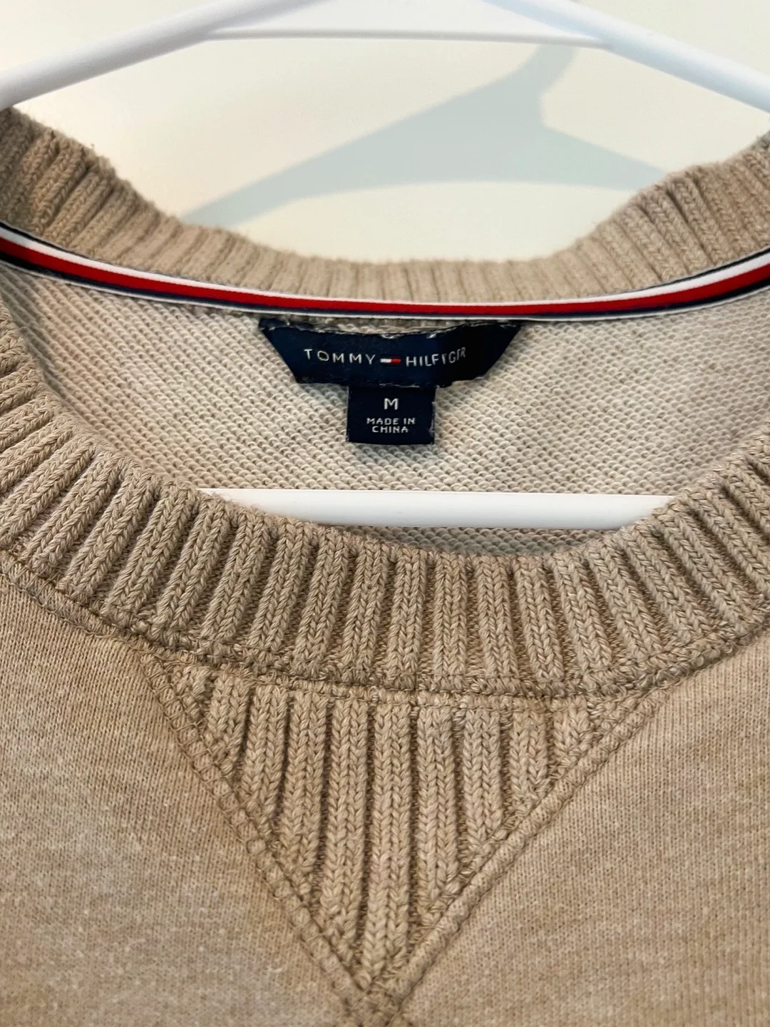 Tommy Hilfiger Sweater M -  beige sweatshirt image indicator(3)