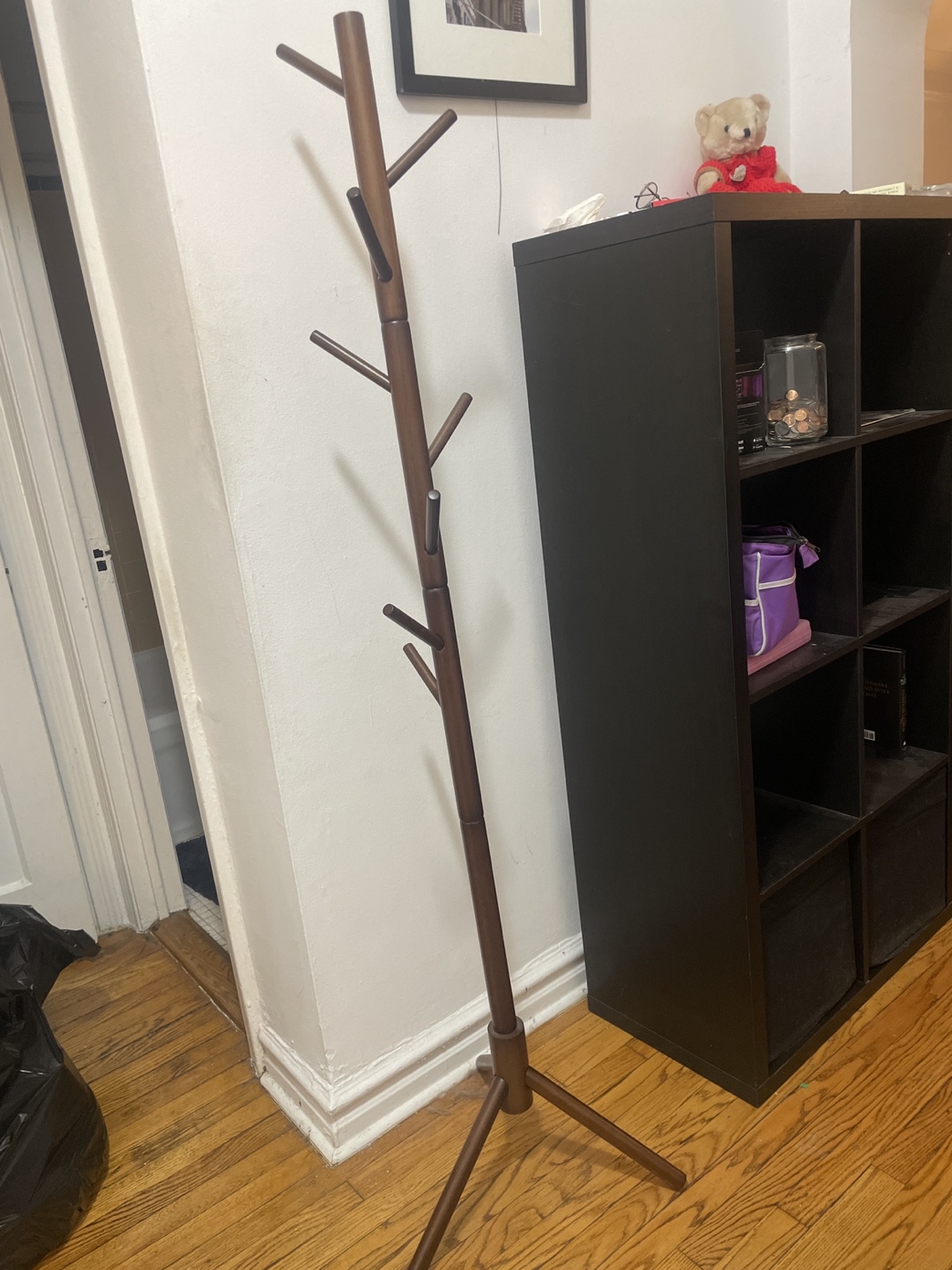 Wooden Coat Rack Stand