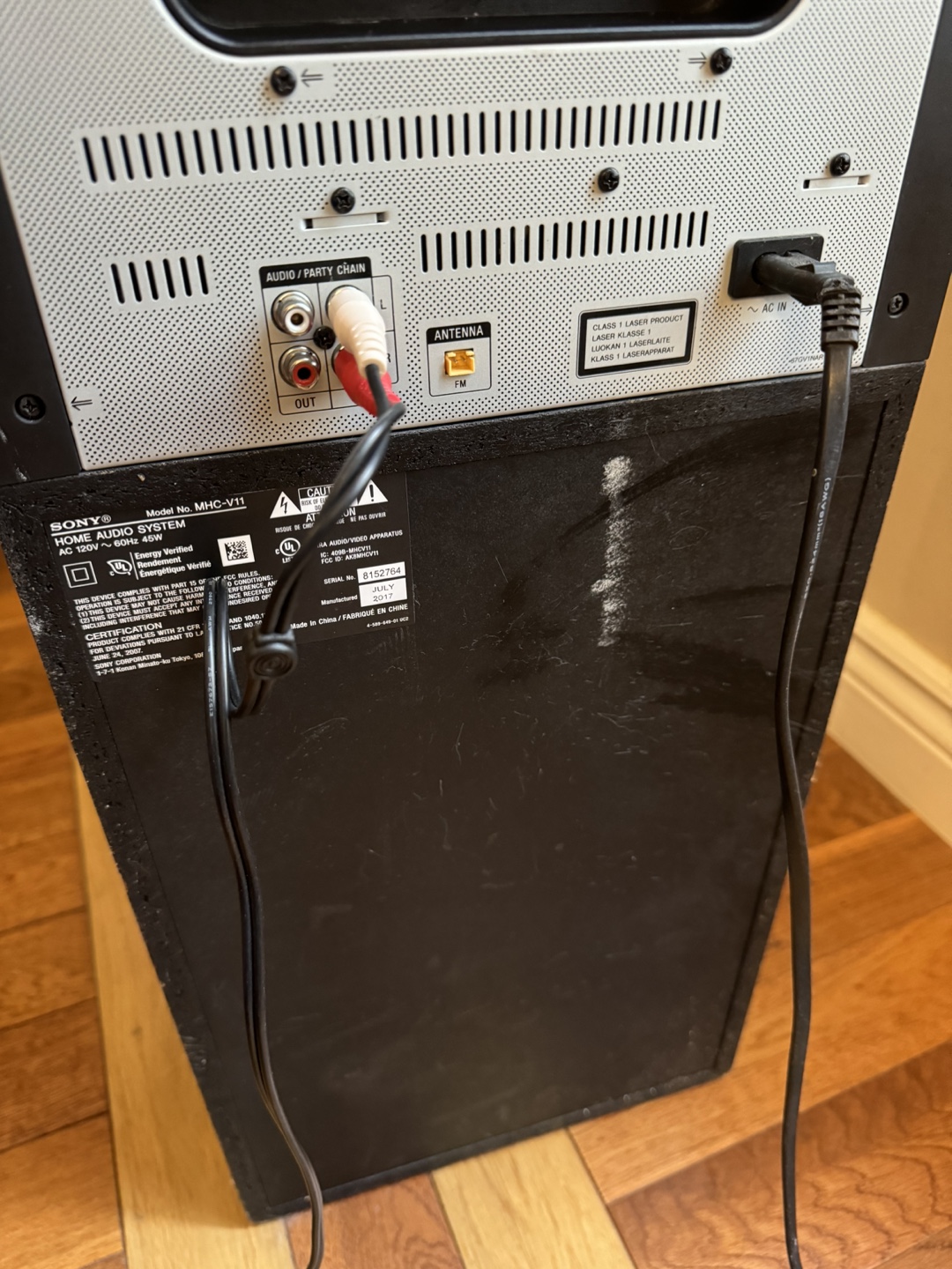 Sony MHC-V11 Home Audio System - photo 4