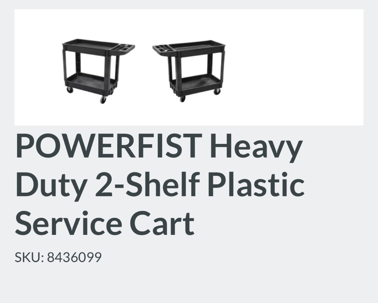 Plastic Storage Cart BNIB - photo 3