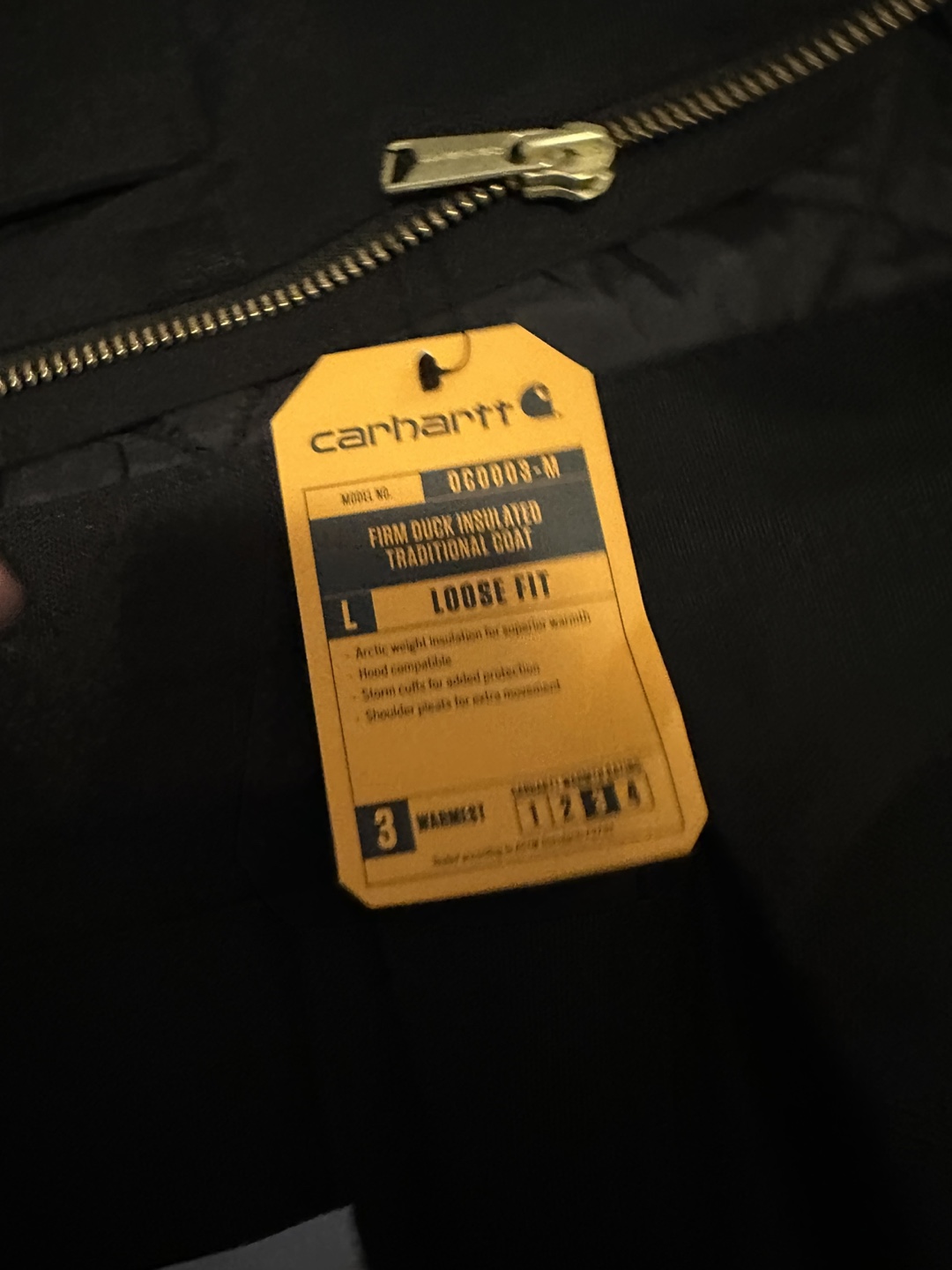 Carhartt Firm Duck Insulated Traditional Coat, Size XL - photo 5