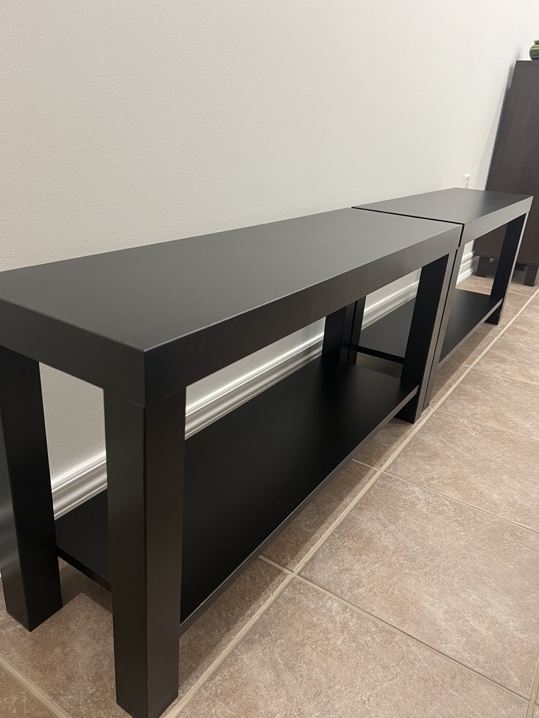 IKEA Black Shoe Storage Bench 🧡