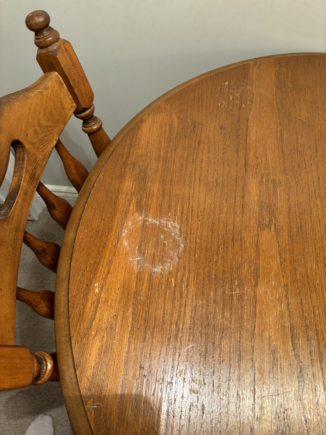 Wooden Table and  3 Chairs Set - photo 2