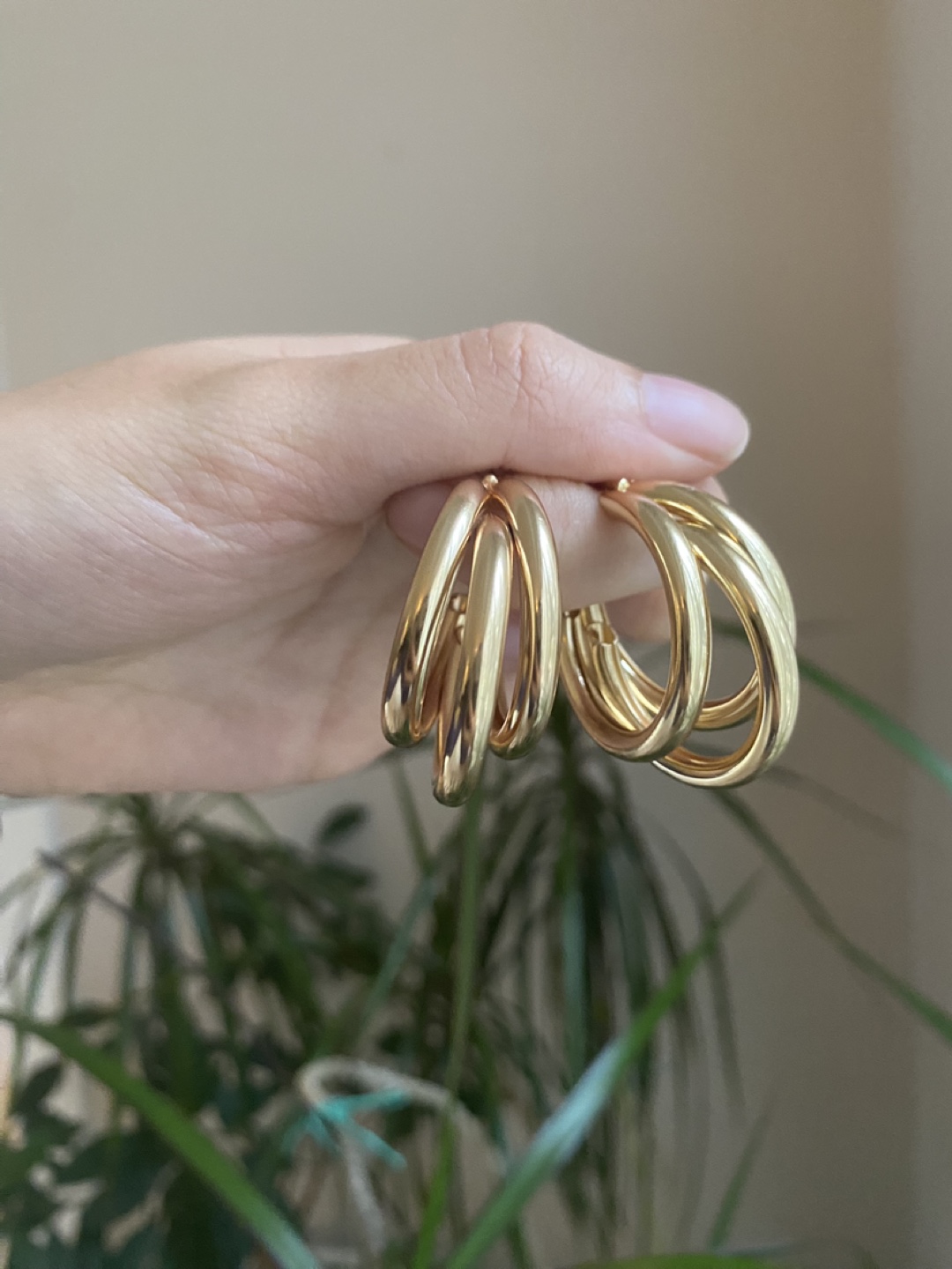 Gold Hoop Earrings 🧡 - photo 2
