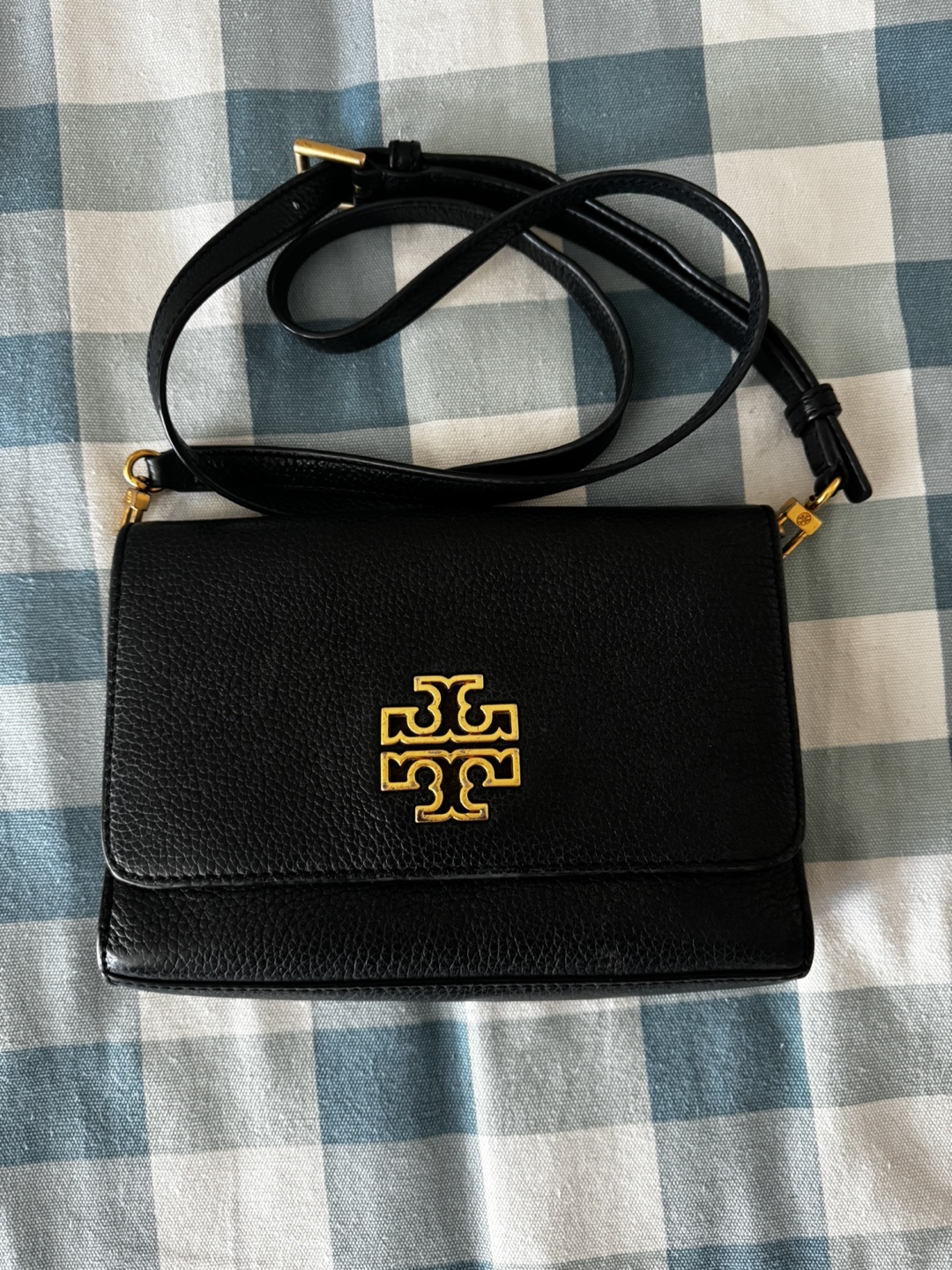 Tory Burch Black Leather Crossbody Bag