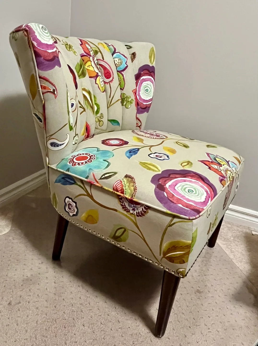 Korey Channel Back Slipper Chair by Madison Park 🧡 image indicator(2)