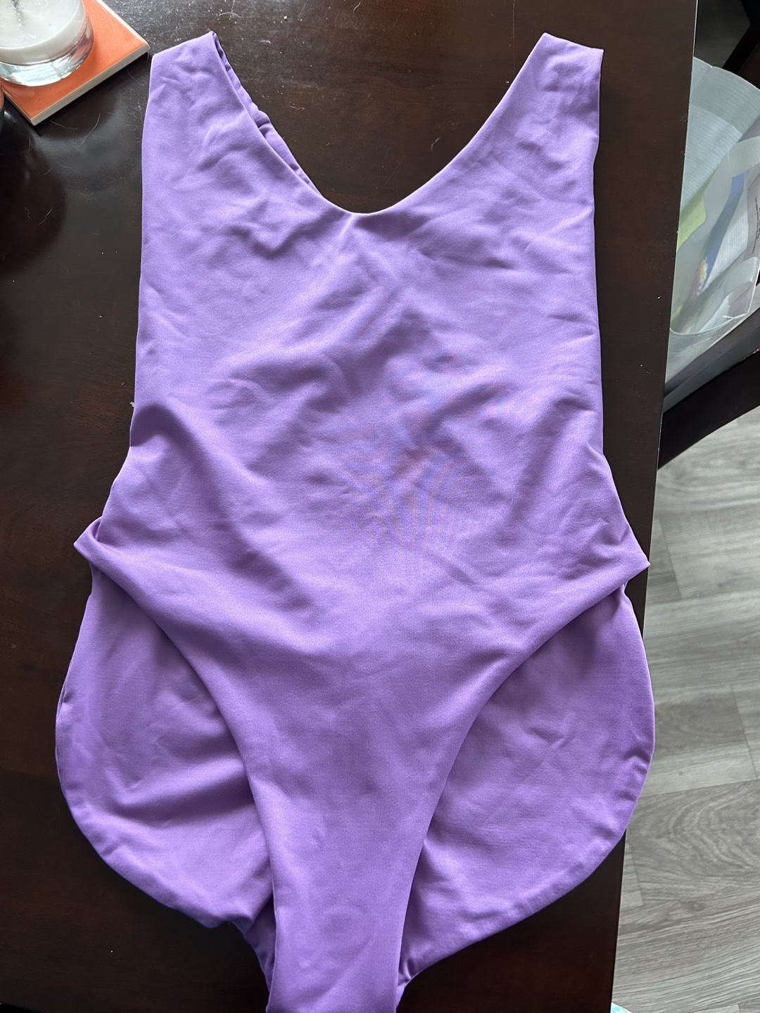 Londre Purple One Piece Crossback Swimsuit - photo 2