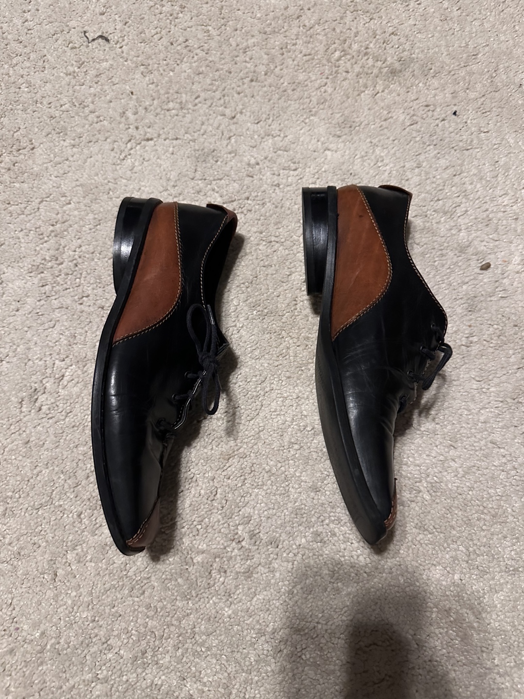 Black and Brown Leather Oxfords 🧡