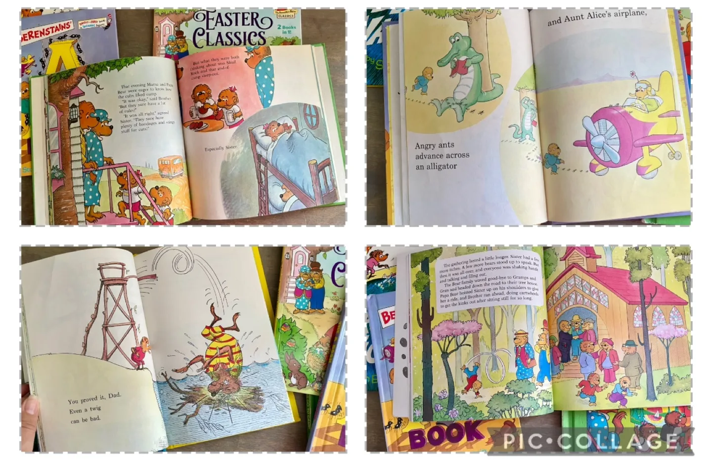 Vintage The Berenstain Bears 18” Papa Bear Plush & Book Bundle image indicator(8)