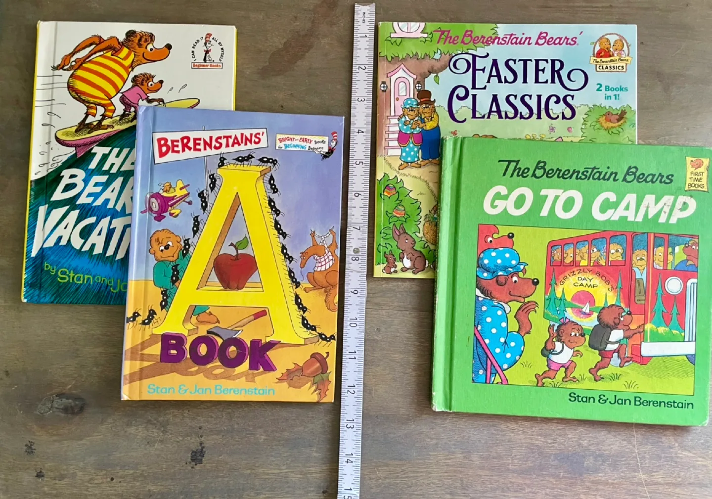 Vintage The Berenstain Bears 18” Papa Bear Plush & Book Bundle image indicator(7)