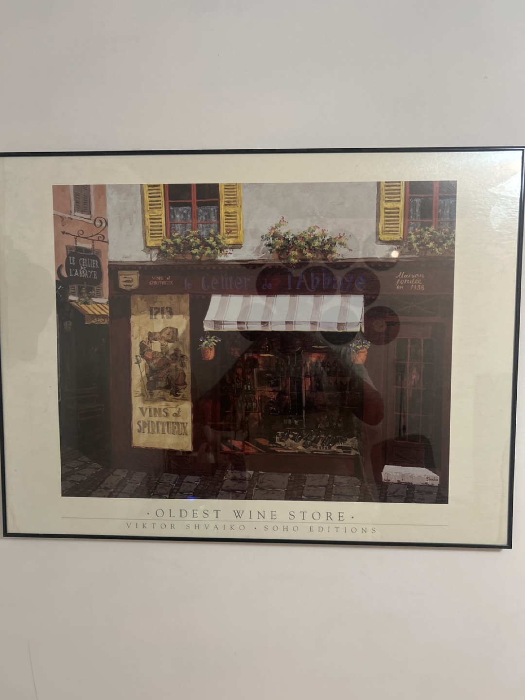 Framed Oldest Wine Store Print by Viktor Shvaiko