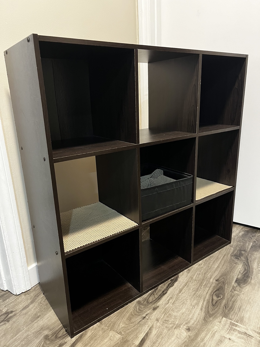 Calax Style Cube Storage Shelf - wood brown