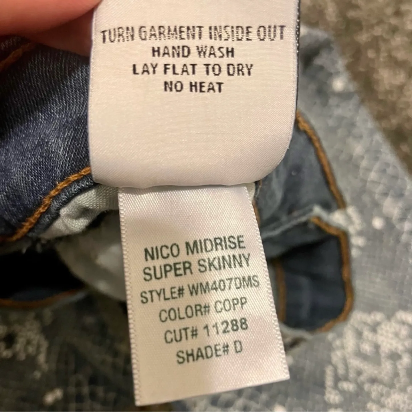 Hudson Nico Snakeskin Mid Rise Super Skinny Jeans image indicator(9)