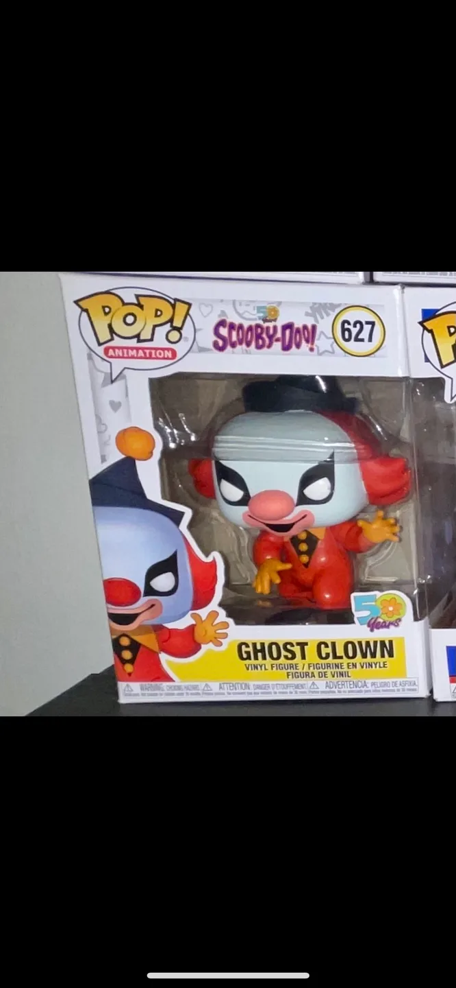 Pop! Animation Scooby Doo Ghost Clown Vinyl Figure thumbnail