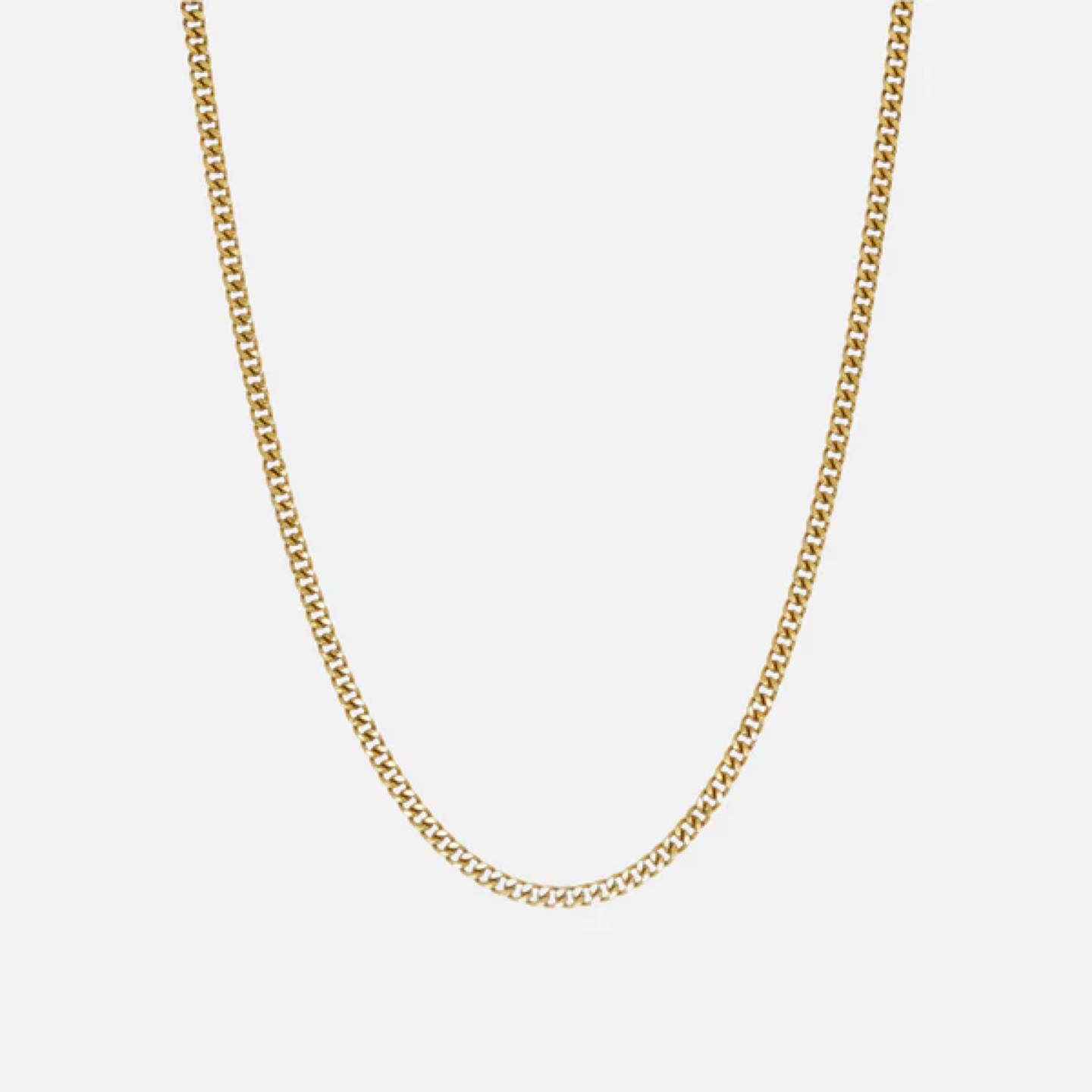 Masión Gold bonded 3mm Cuban chain - 18” - photo 3