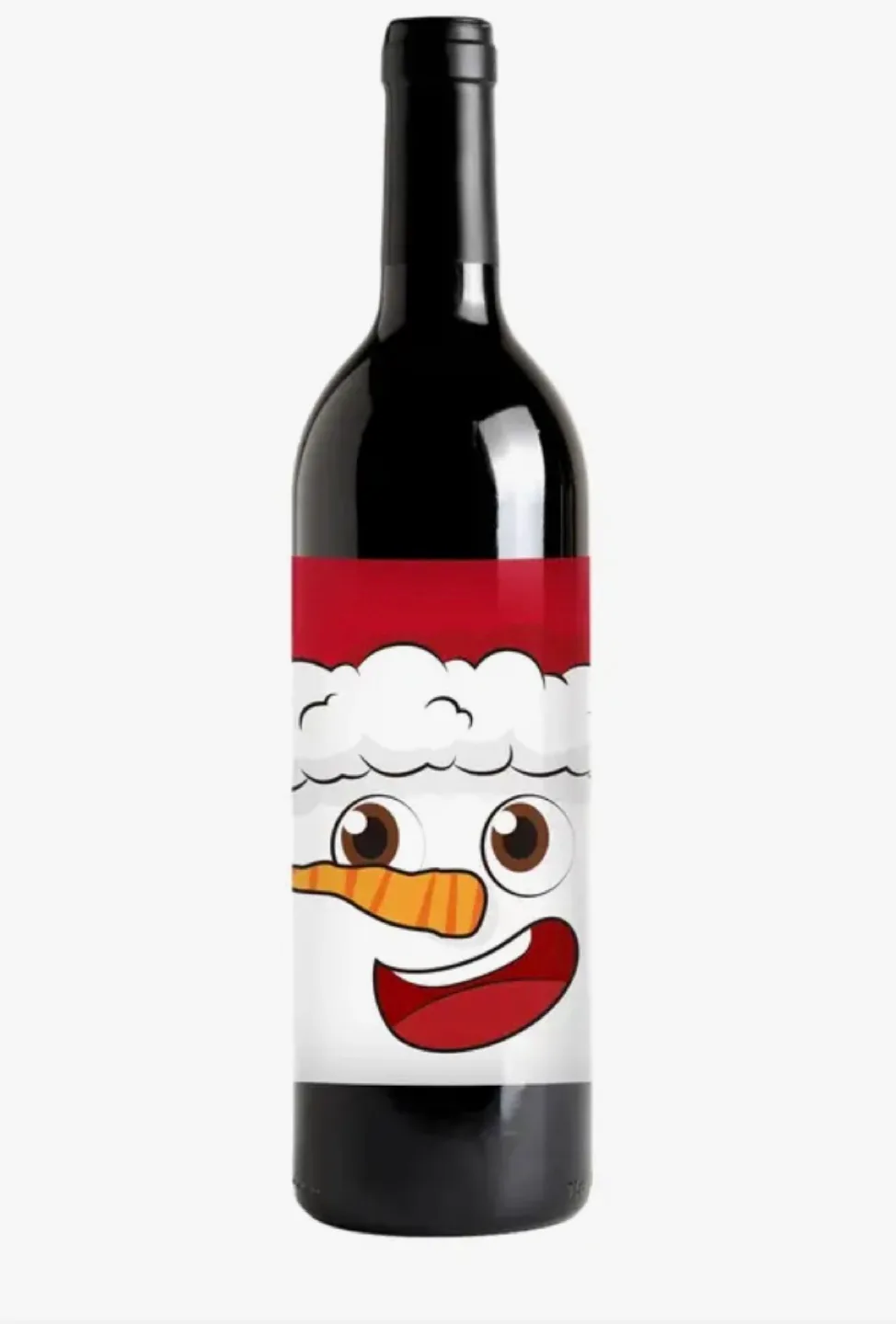 Christmas Wine Bottle Decorations, 12 Stickers, 4 Designs image indicator(4)