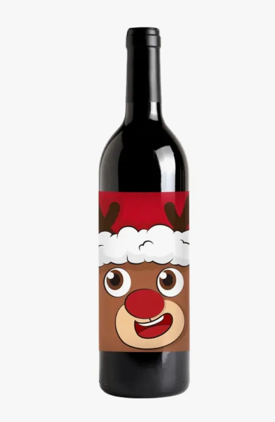 Christmas Wine Bottle Decorations, 12 Stickers, 4 Designs image indicator(3)