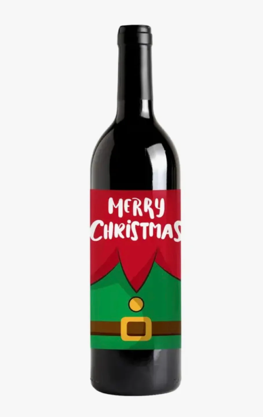 Christmas Wine Bottle Labels, 12 Stickers, 4 Designs image indicator(5)