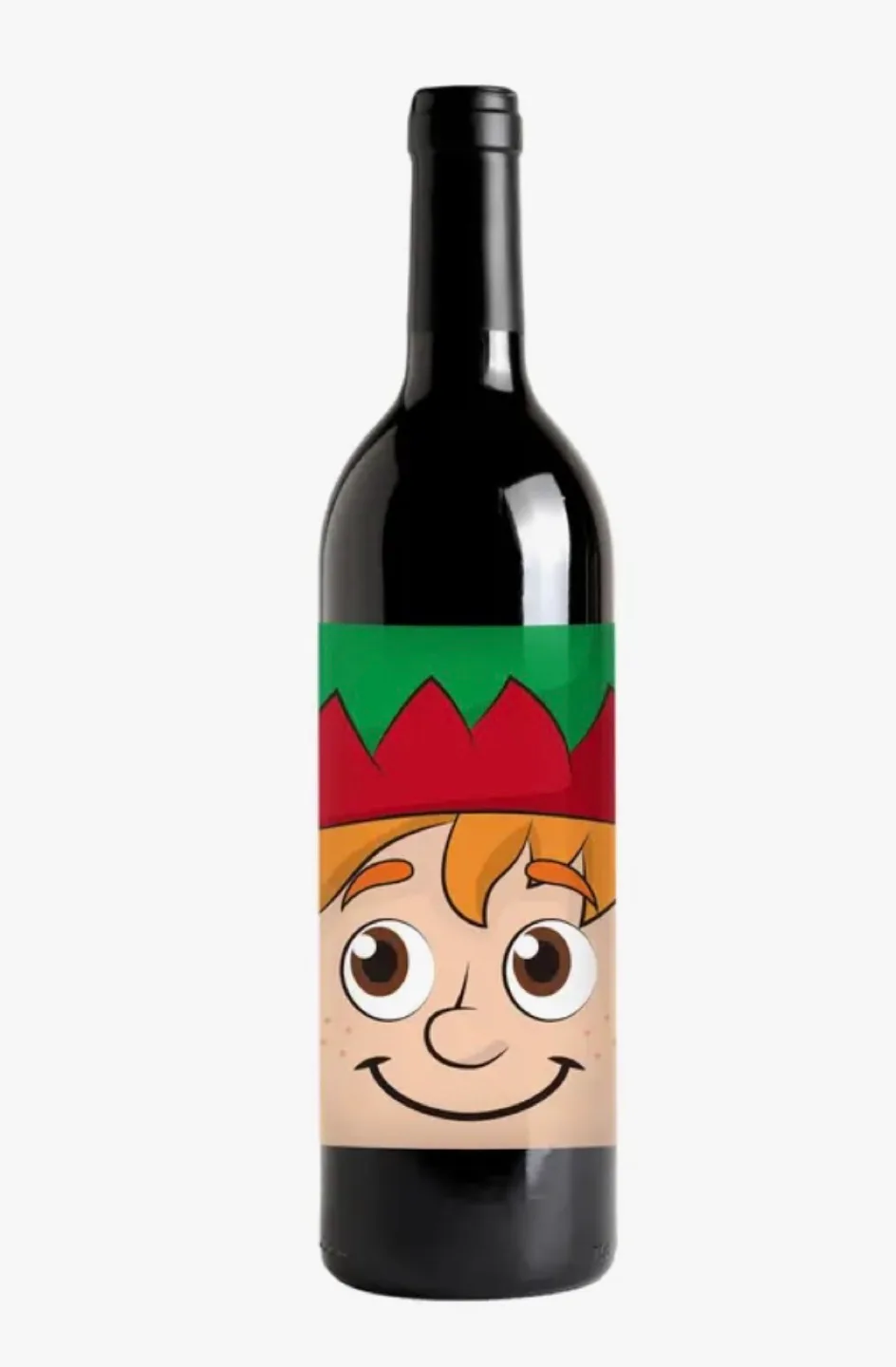 Christmas Wine Bottle Labels, 12 Stickers, 4 Designs image indicator(4)