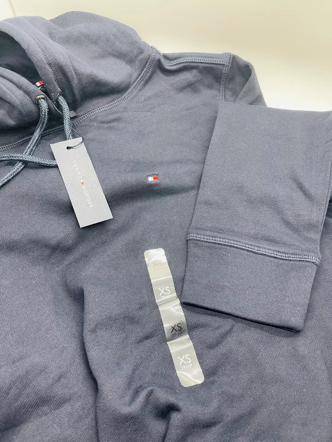 Tommy Hilfiger Navy Blue Hoodie, Unisex image indicator(4)