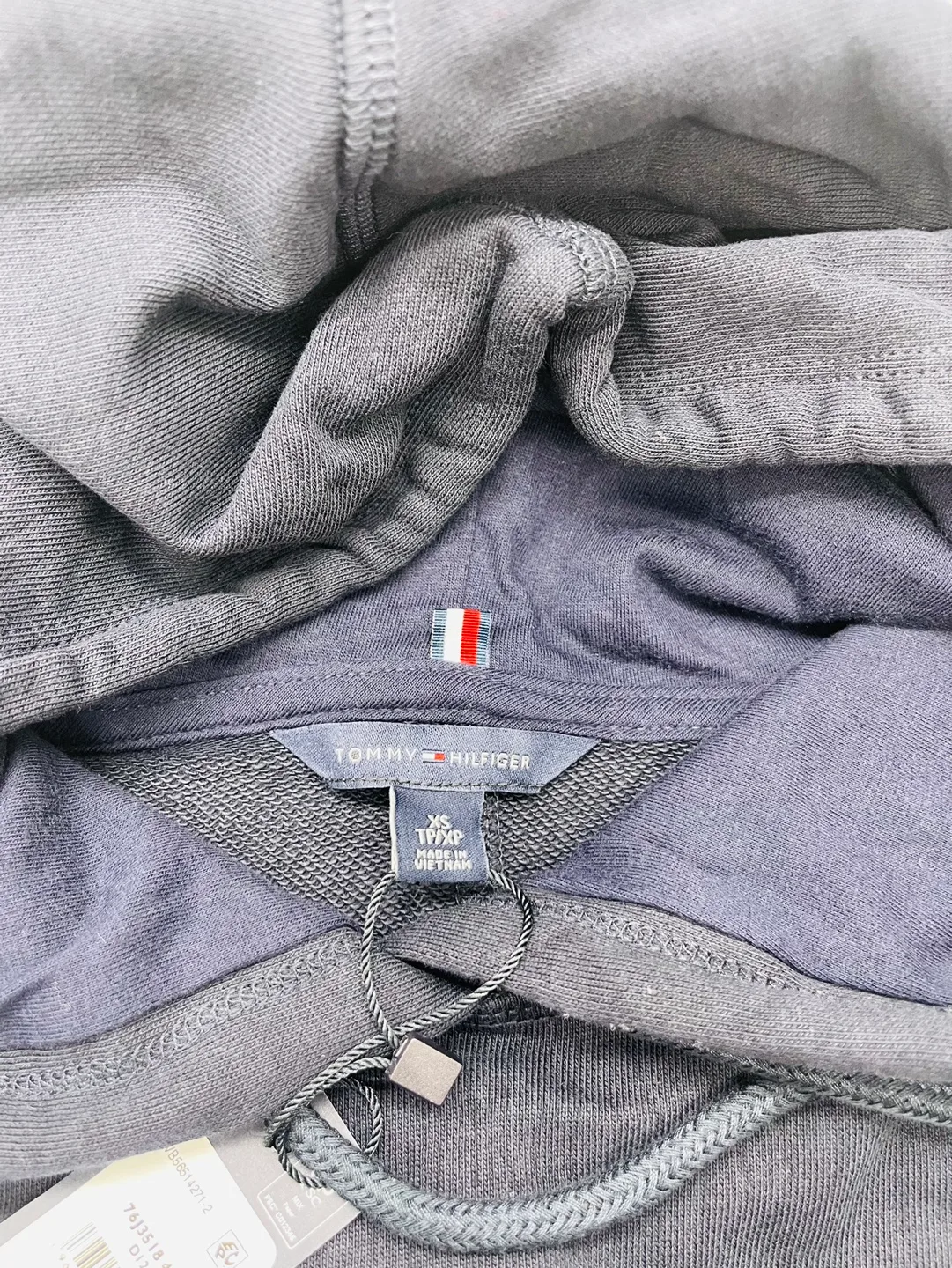 Tommy Hilfiger Navy Blue Hoodie, Unisex image indicator(3)