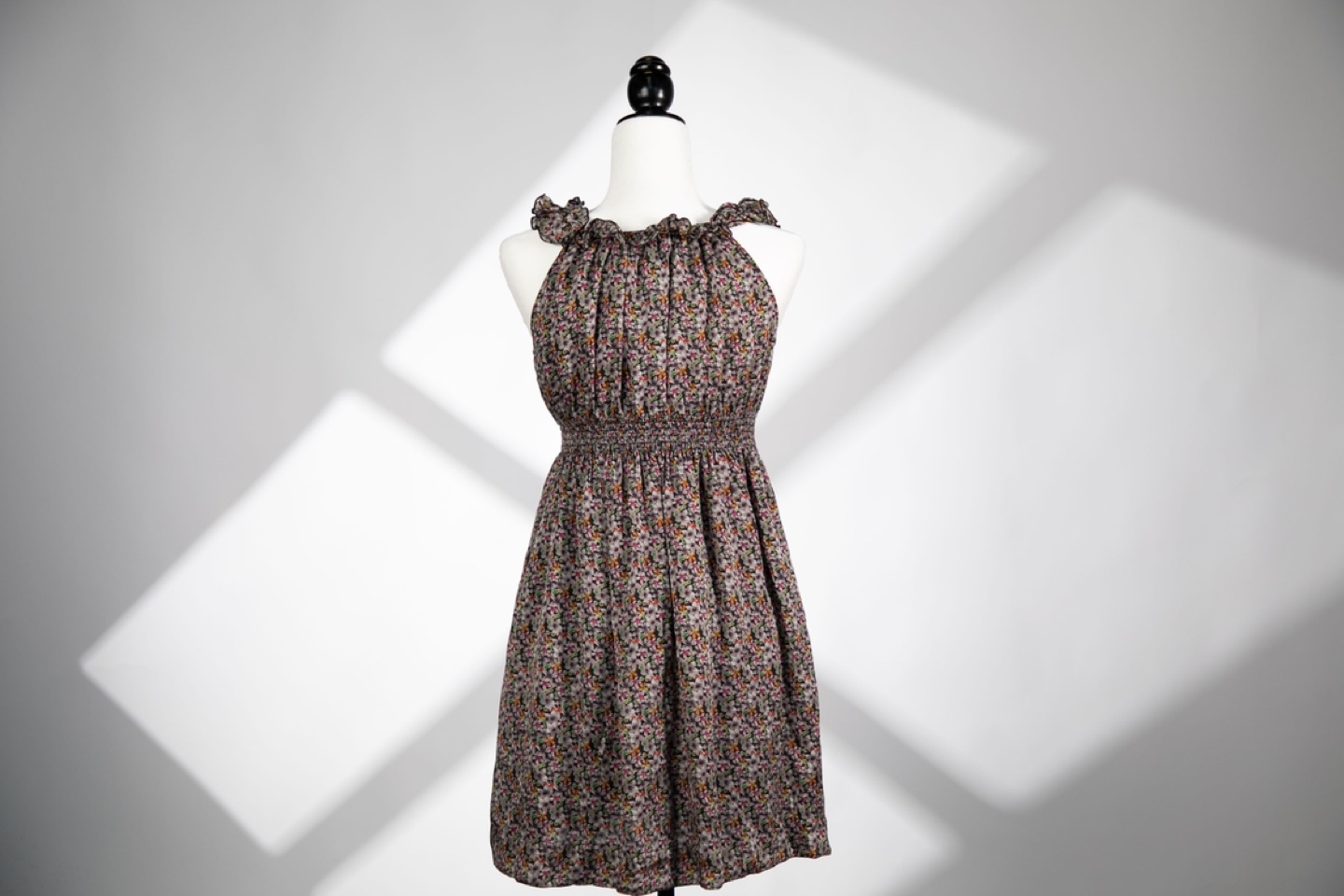 100% Silk Floral Summer Dress - photo 4