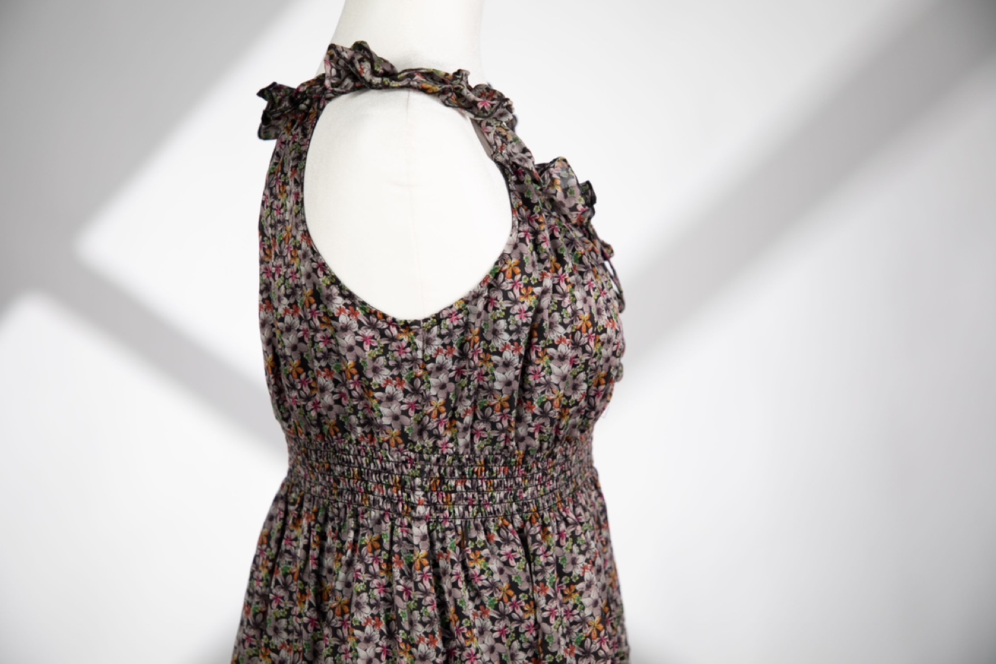 100% Silk Floral Summer Dress - photo 3