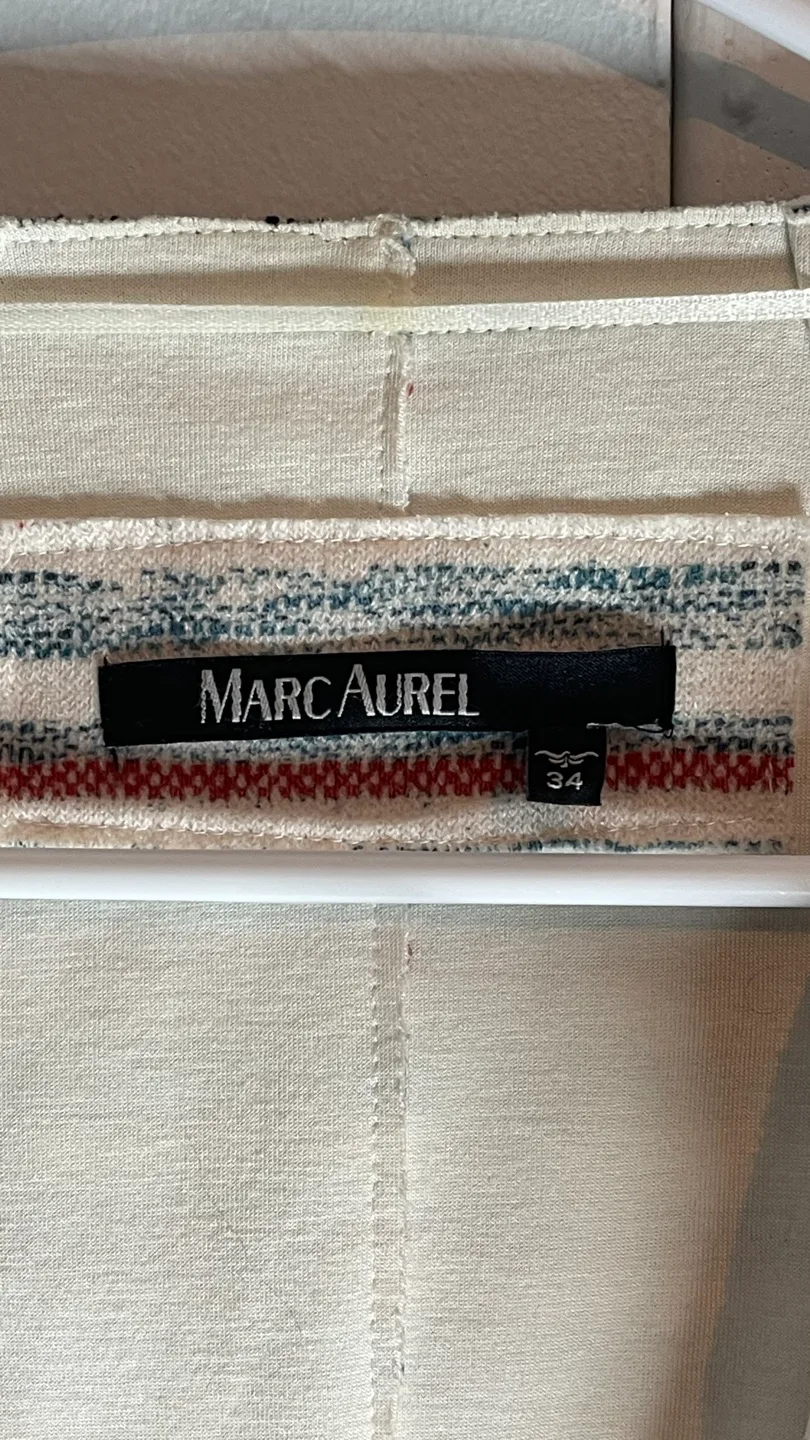 Marc Aurel Striped Blazer 🧡 image indicator(4)