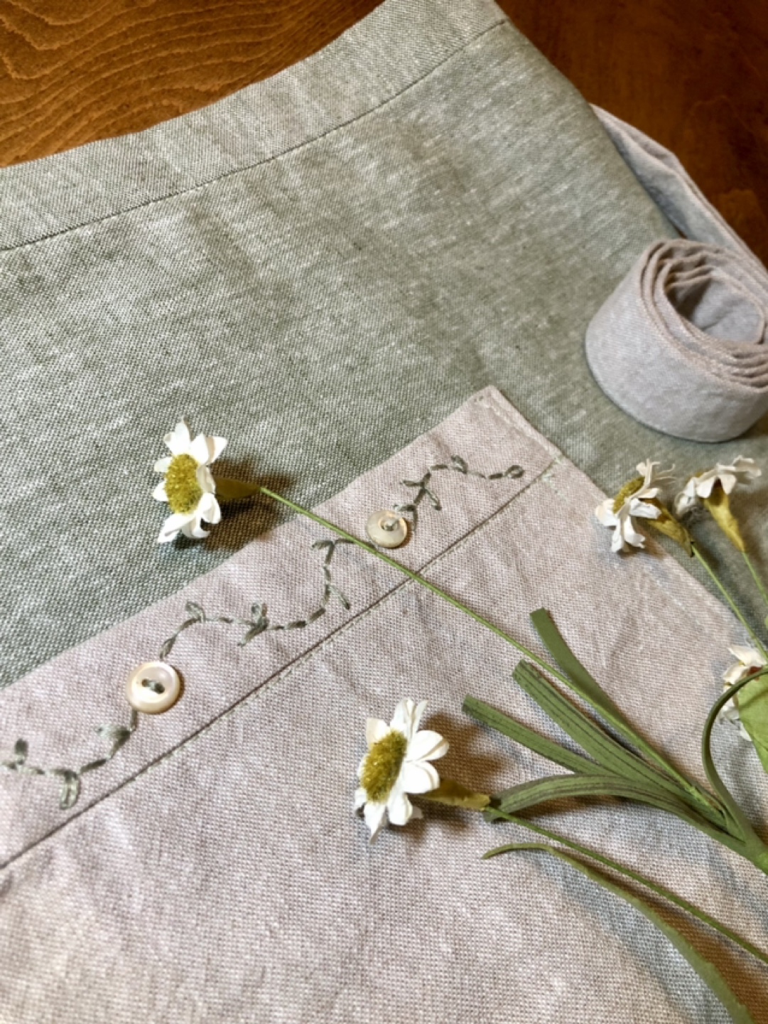 Farmhouse Linen/Cotton Apron - photo 2